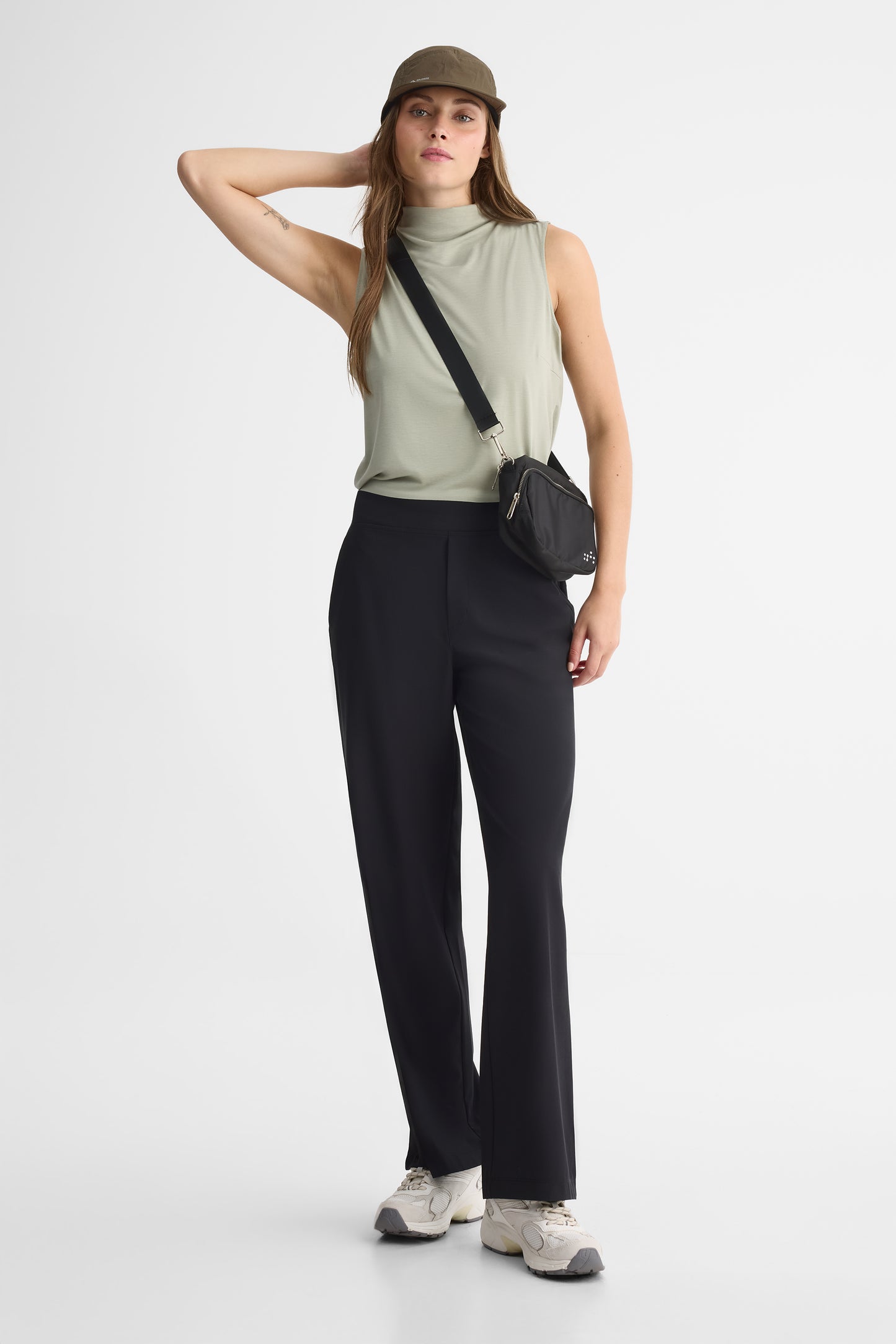 Pantalon Jambe Large – Femme && NOIR