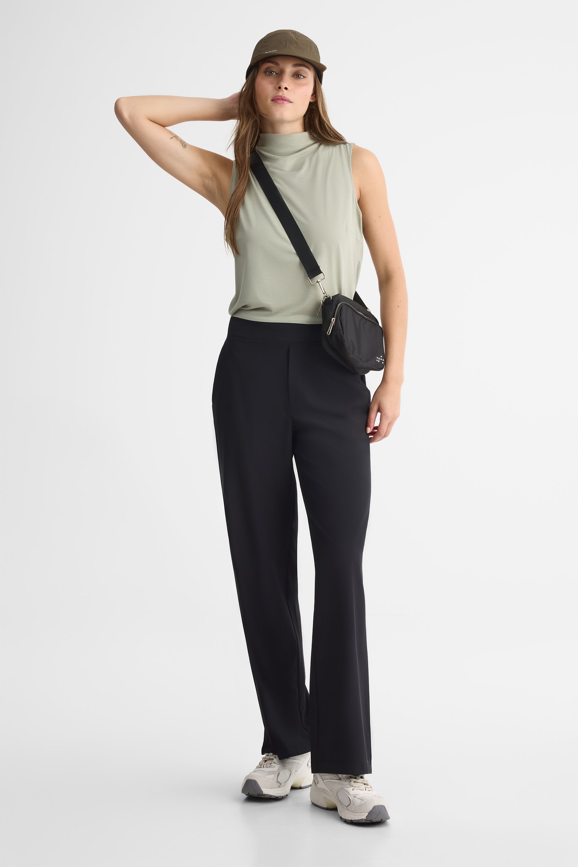 Pantalon Jambe Large – Femme && NOIR