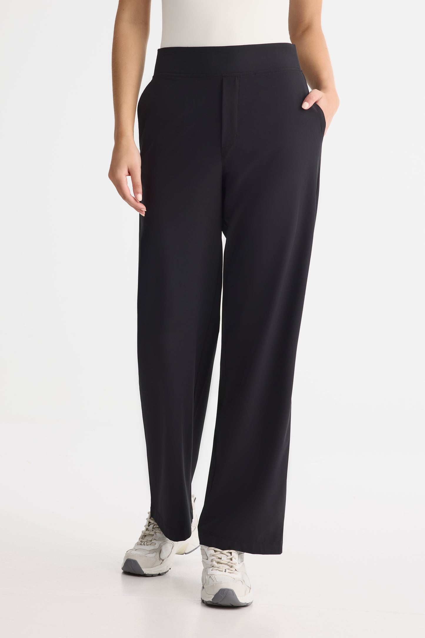 Pantalon Jambe Large – Femme && NOIR