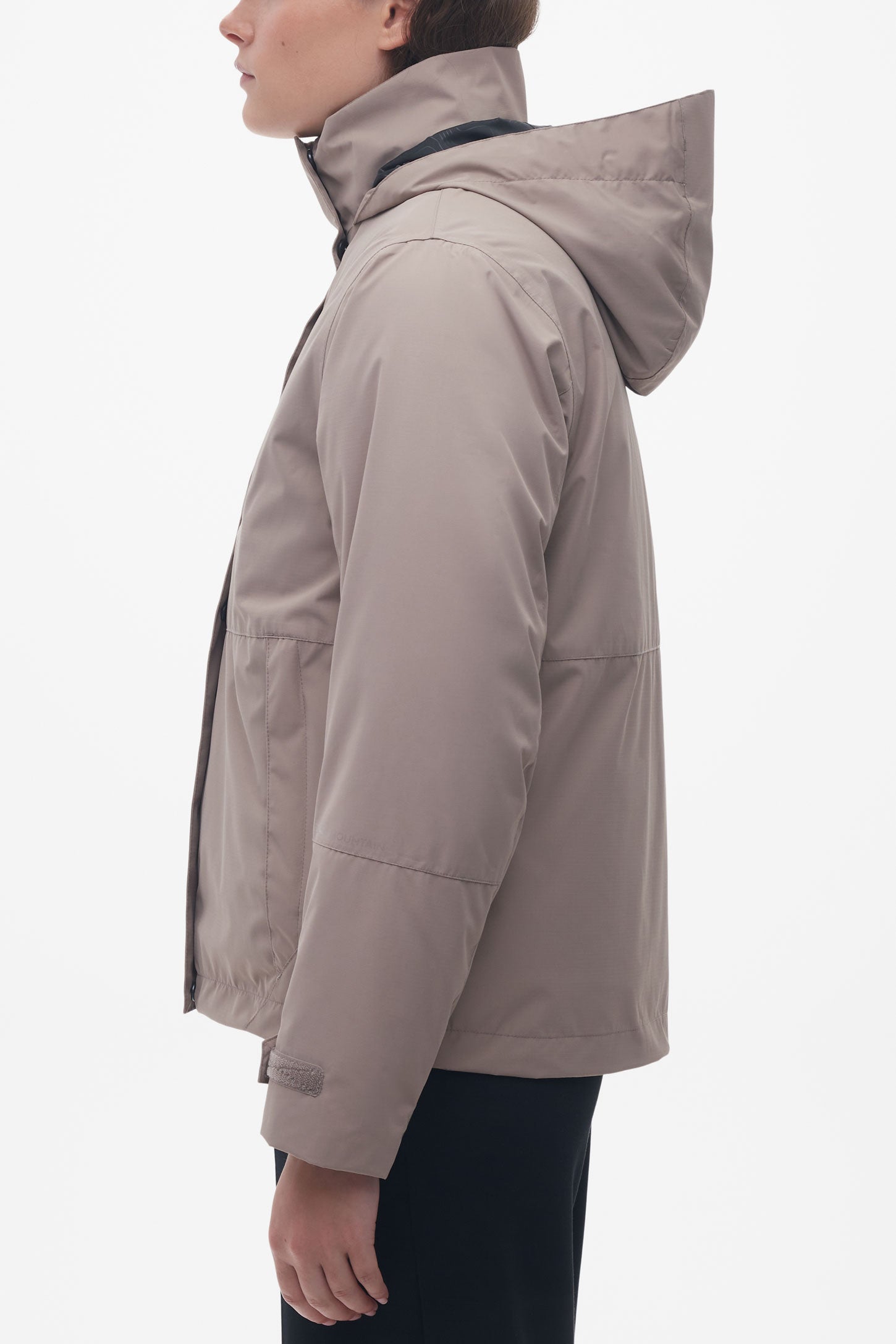 Manteau 3-en-1 coquille rigide - Femme && BRUN