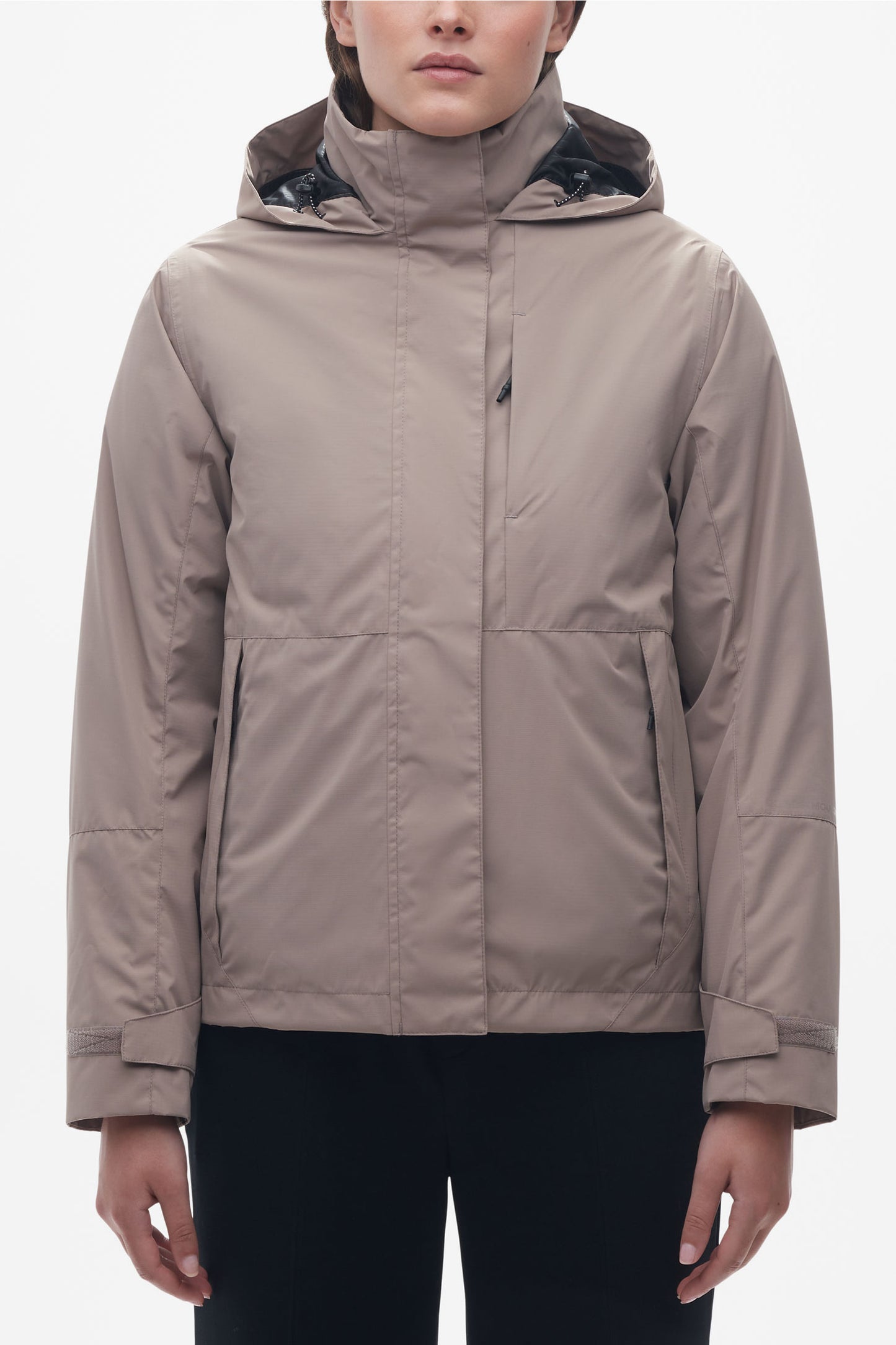 Manteau 3-en-1 coquille rigide - Femme && BRUN