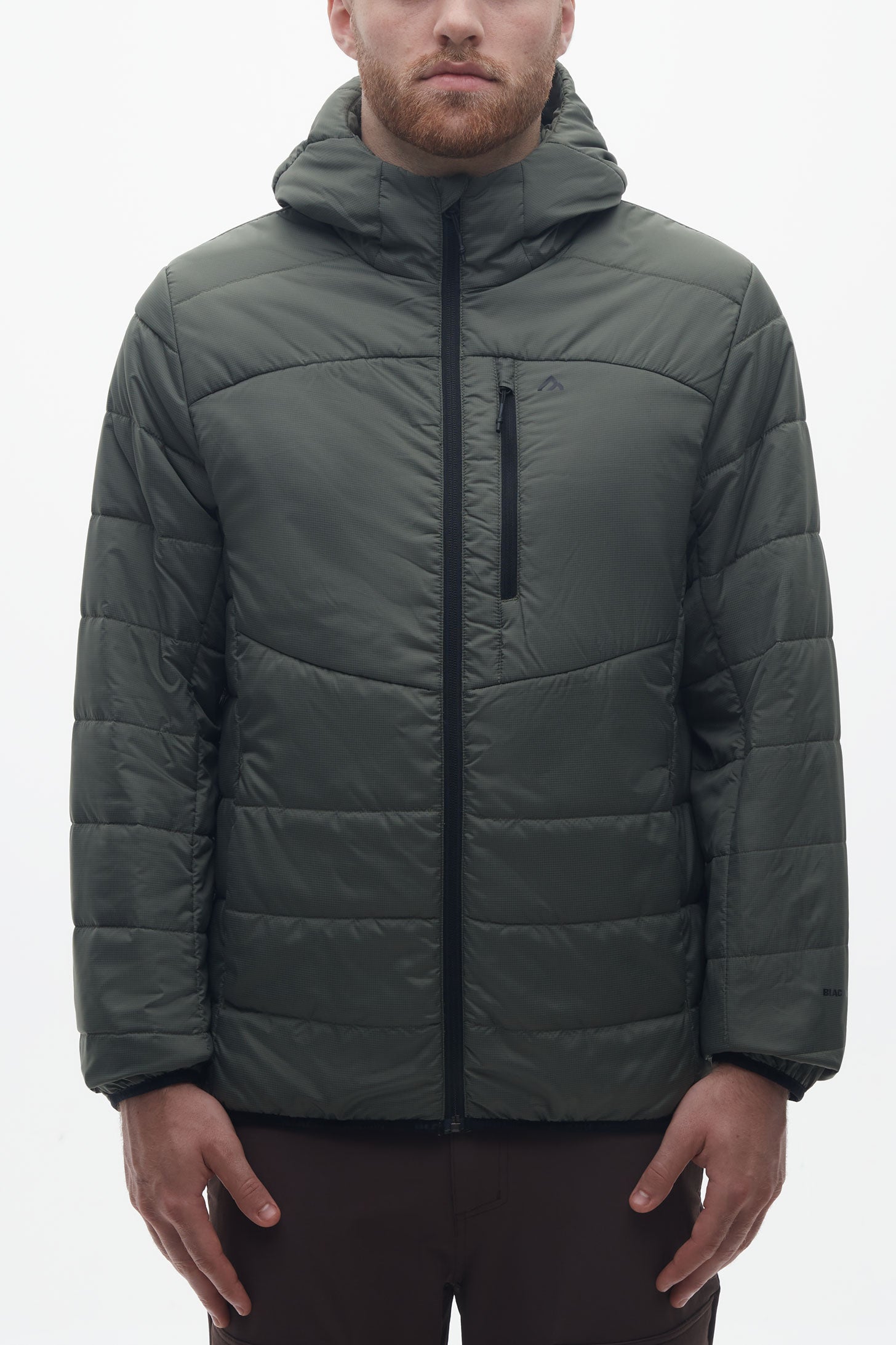 Manteau matelassé résistant à l'eau - Homme && KAKI