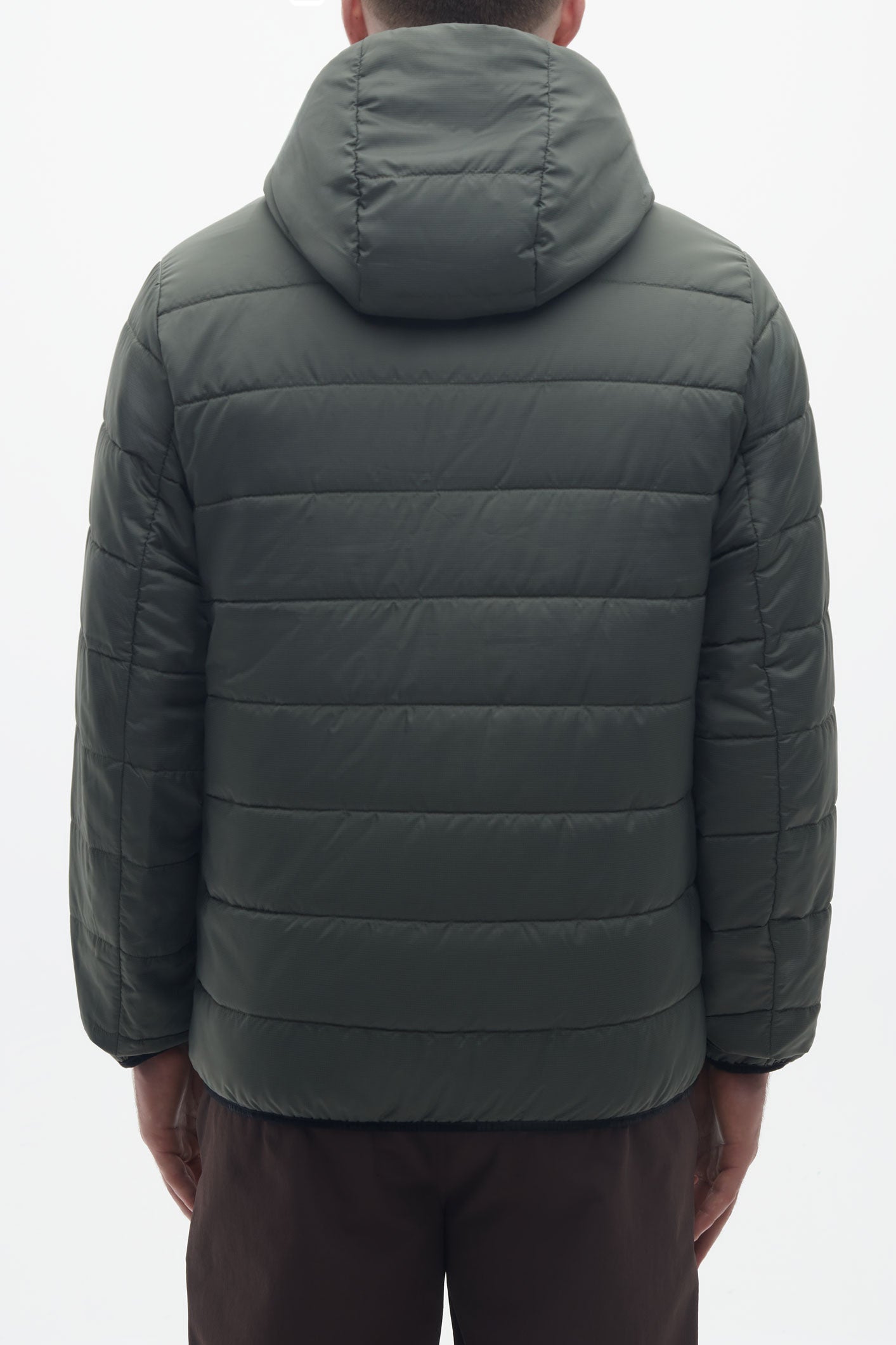 Manteau matelassé résistant à l'eau - Homme && KAKI