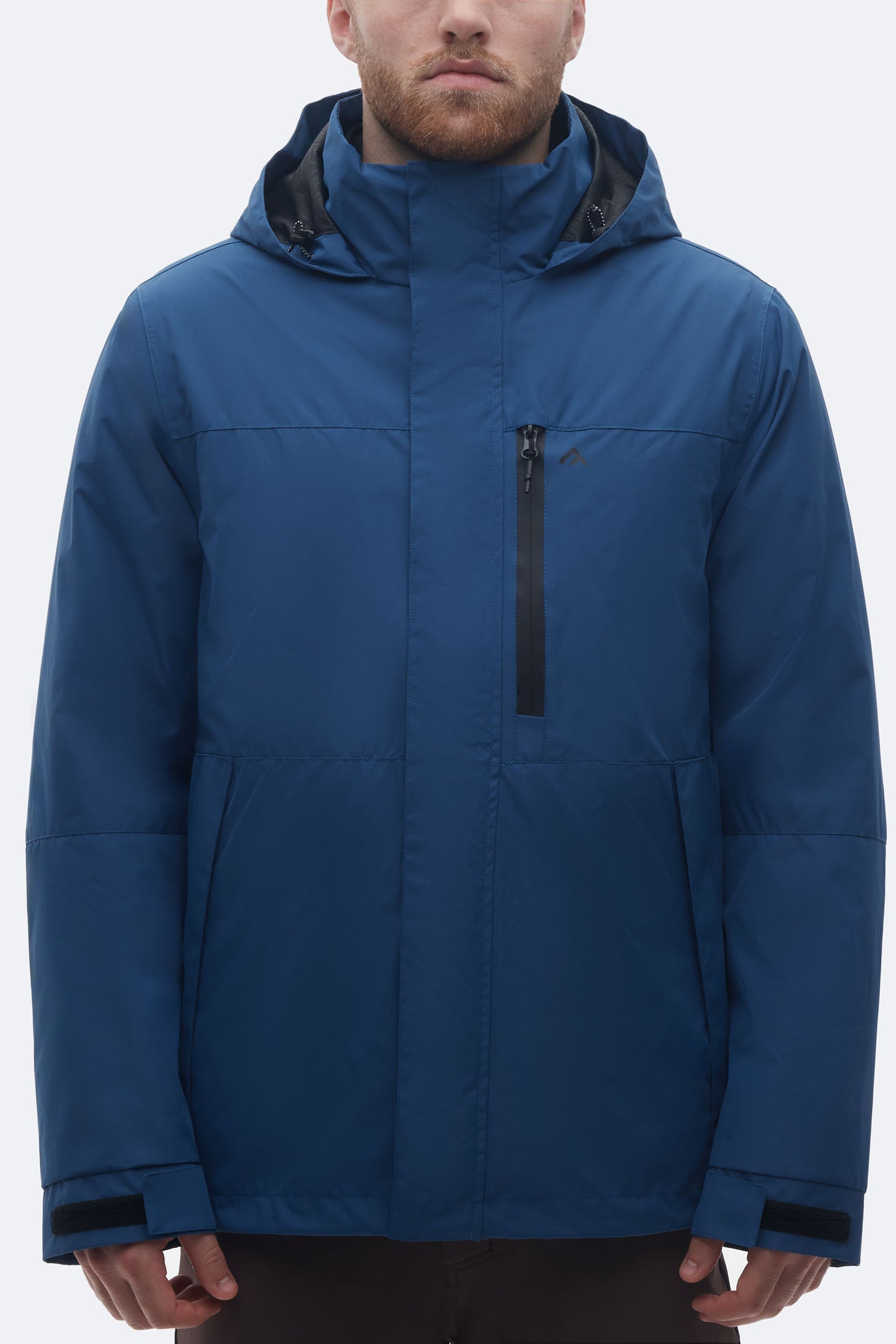 Manteau 3-en-1 coquille rigide - Homme && BLEU