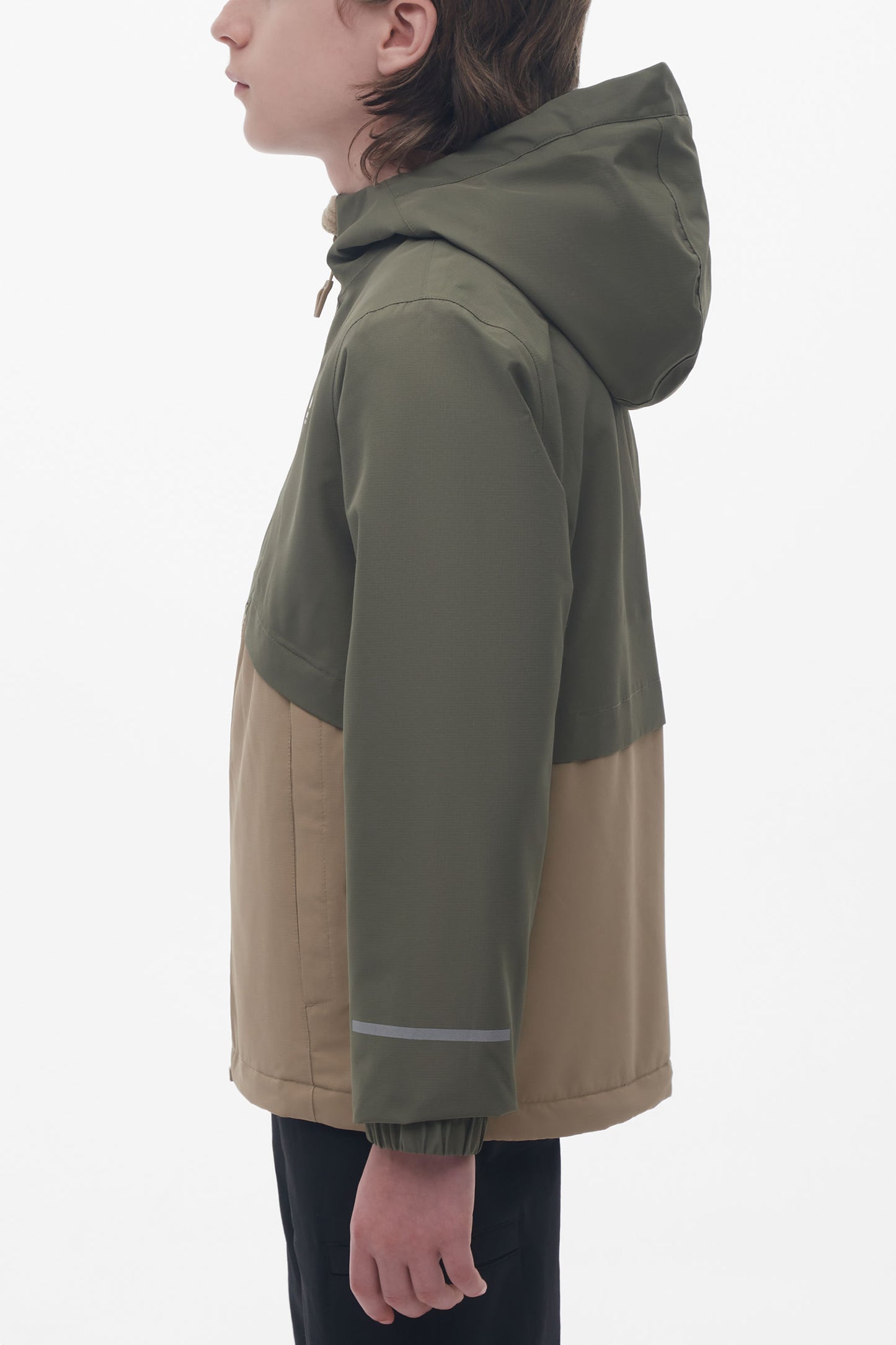 Manteau imperméable d'automne - Ado garçon && KAKI