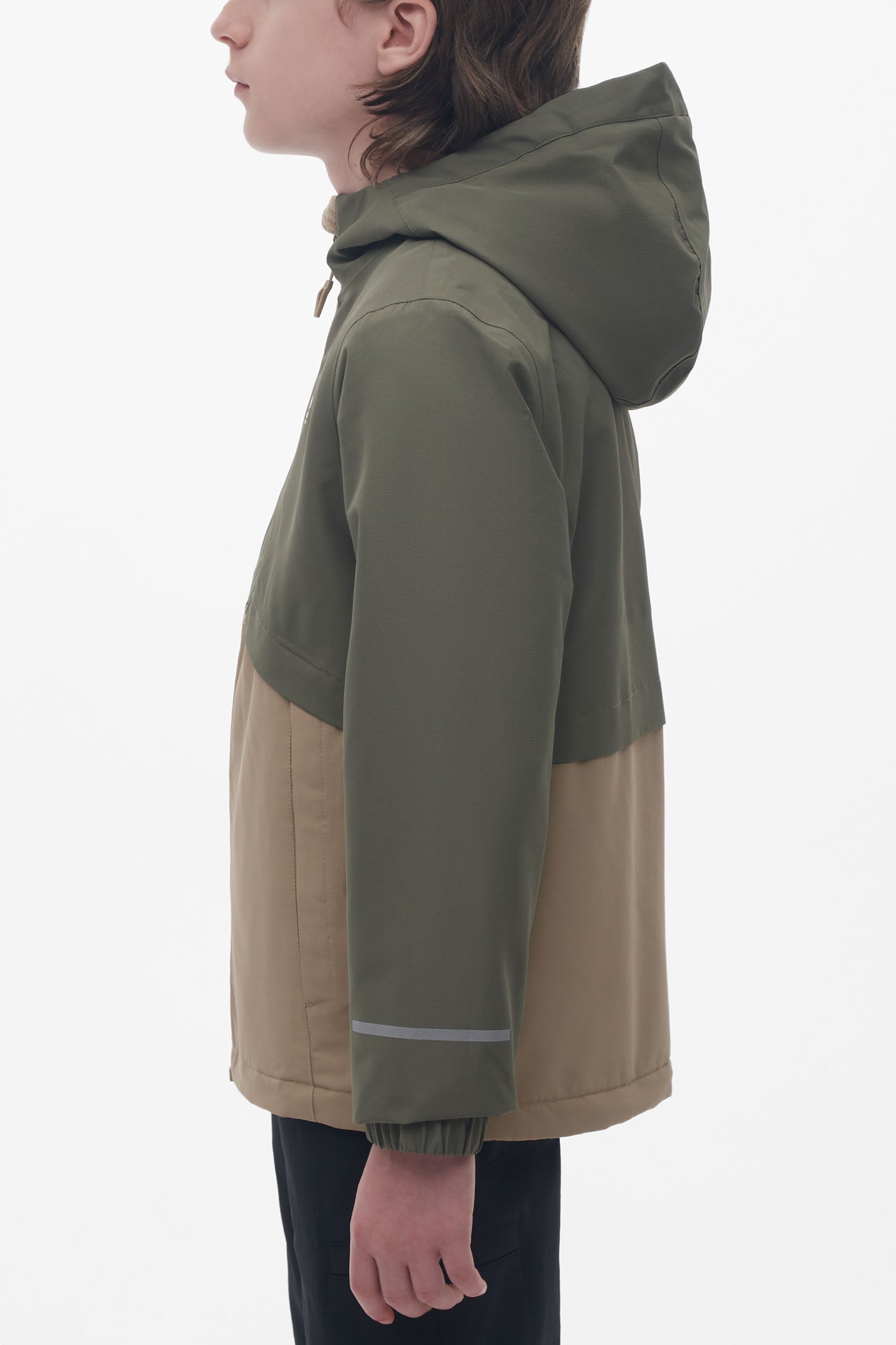Manteau imperméable d'automne - Ado garçon && KAKI