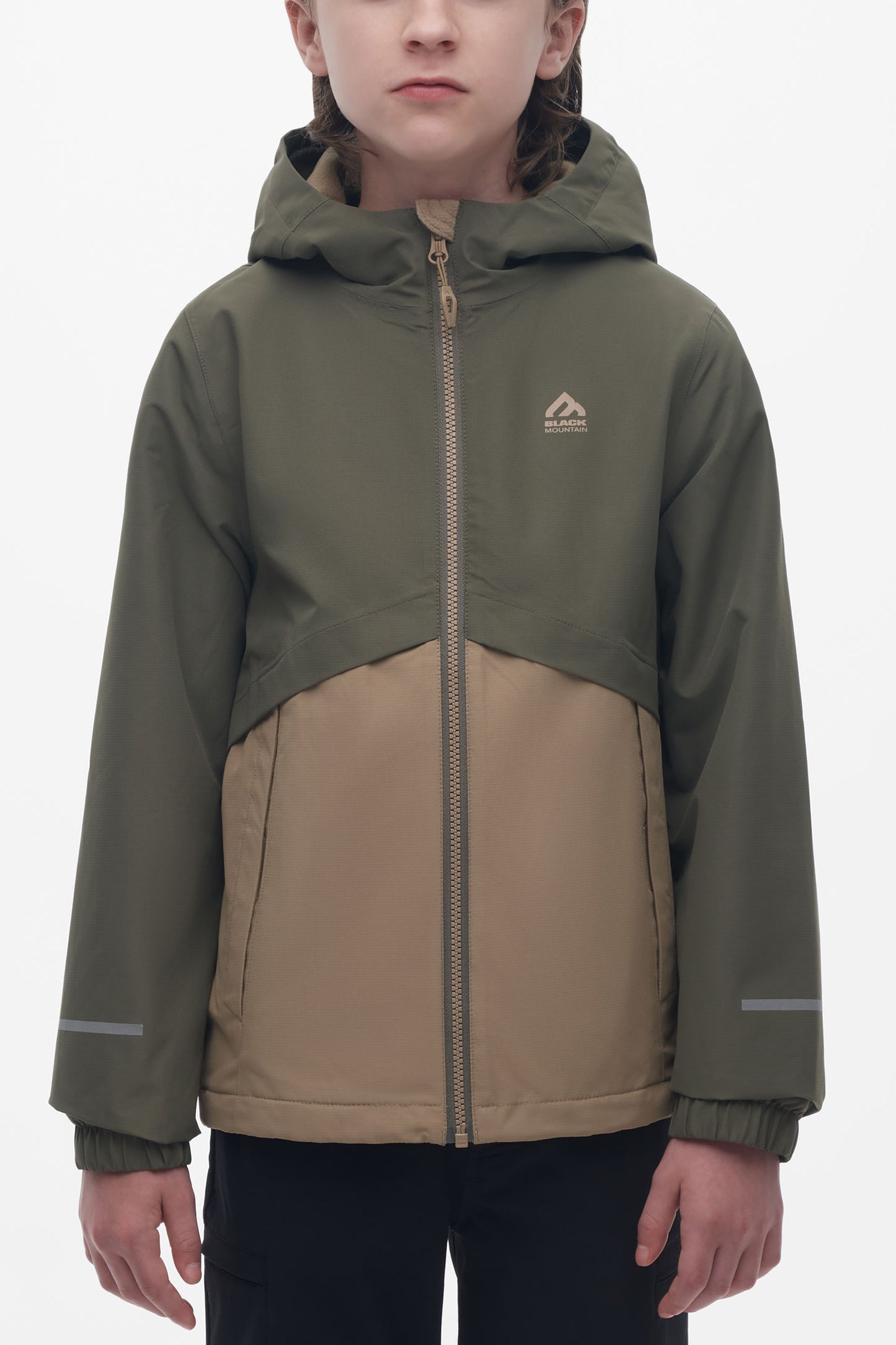 Manteau imperméable d'automne - Ado garçon && KAKI