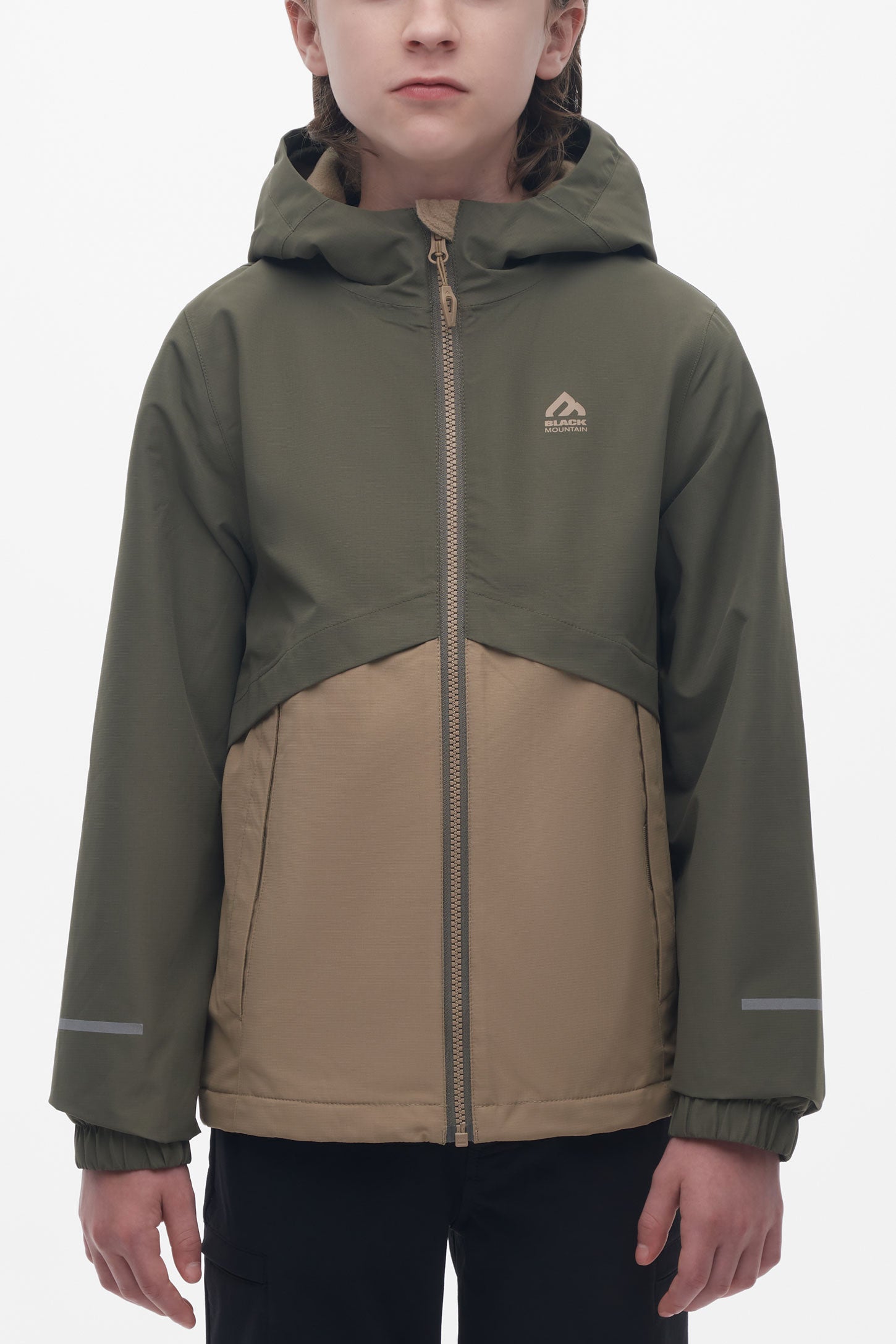 Manteau imperméable d'automne - Ado garçon && KAKI