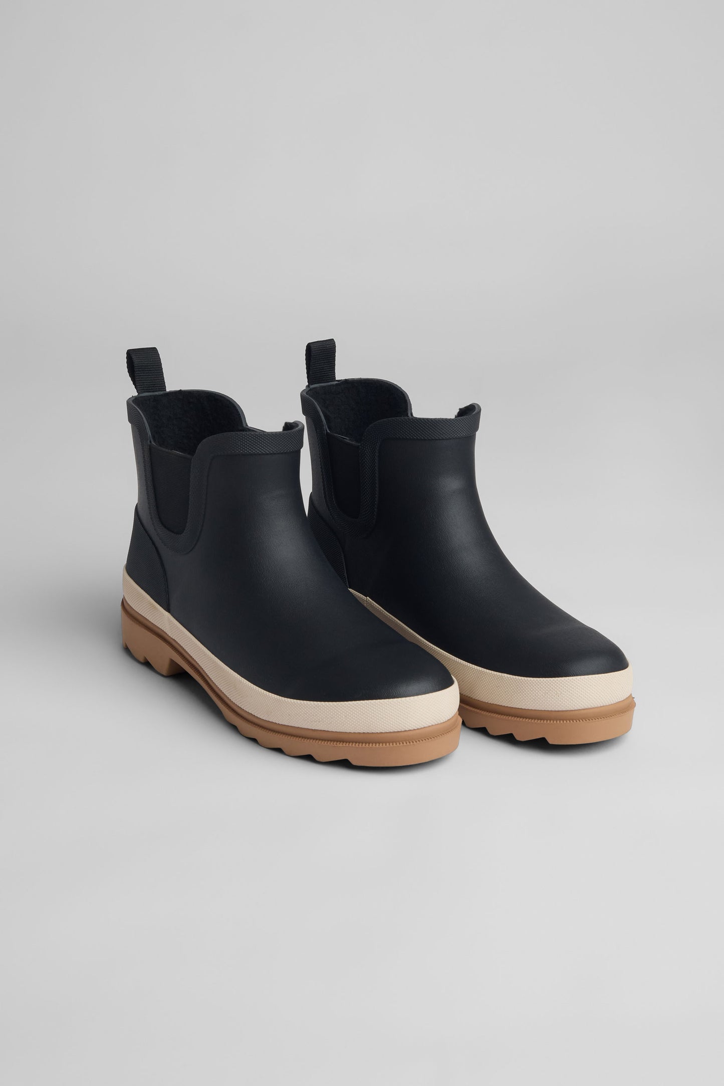Bottes de pluie unie en caoutchouc imperméable - Ado fille && NOIR