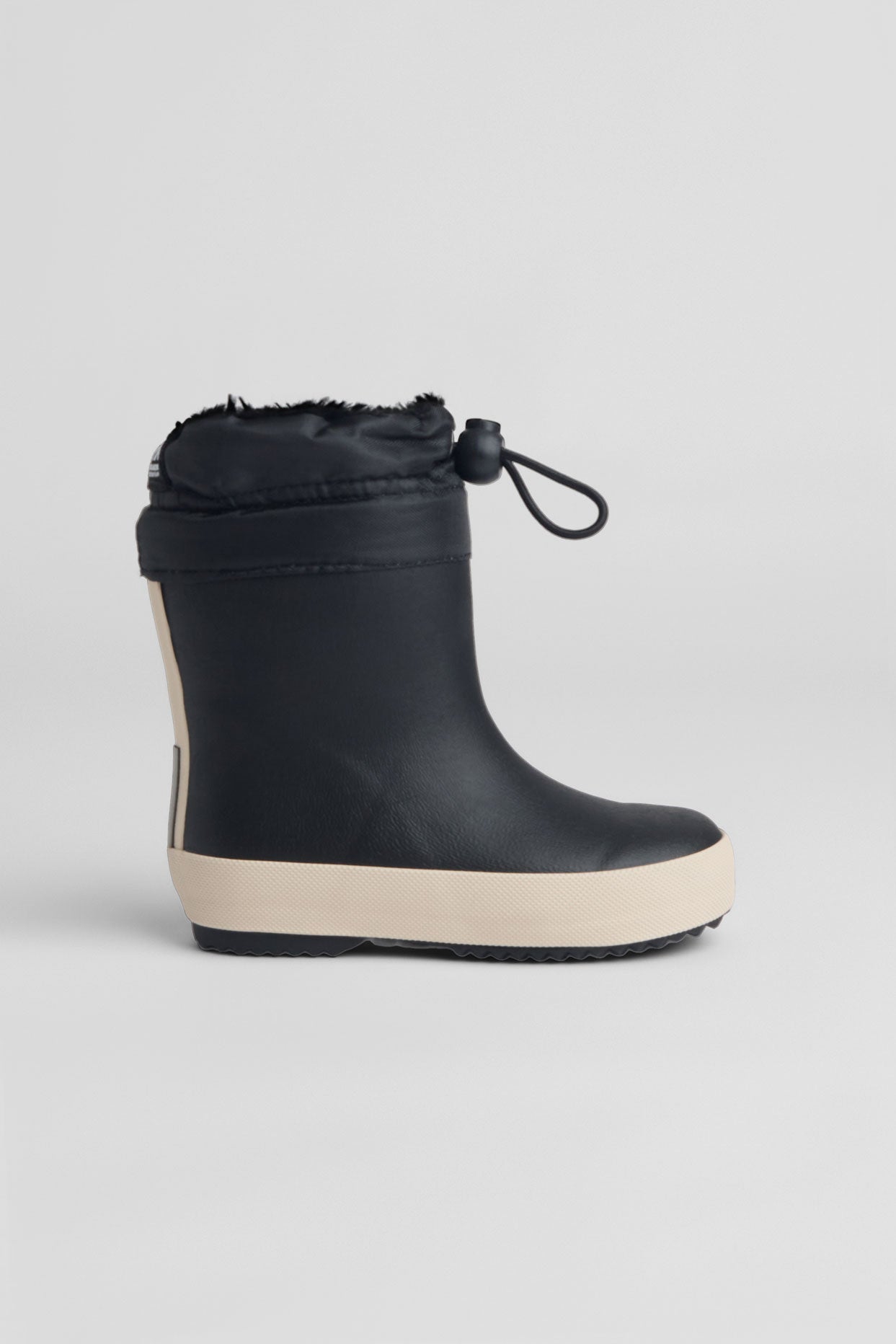 Bottes de pluie imperméable en caoutchouc naturel - Bébé garçon && NOIR