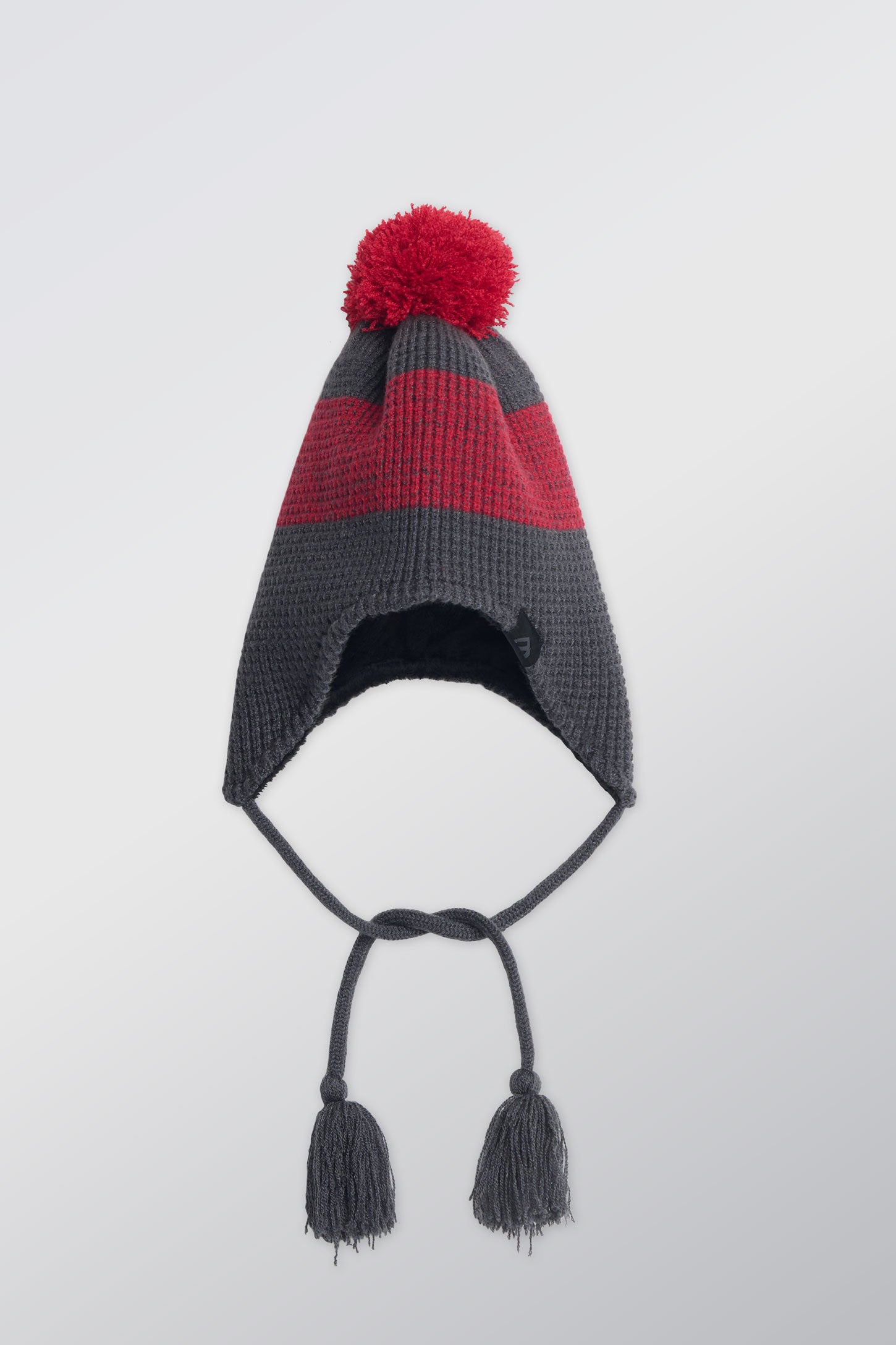 Tuque avec doublure en peluche et pompon - Enfant garçon && GRIS
