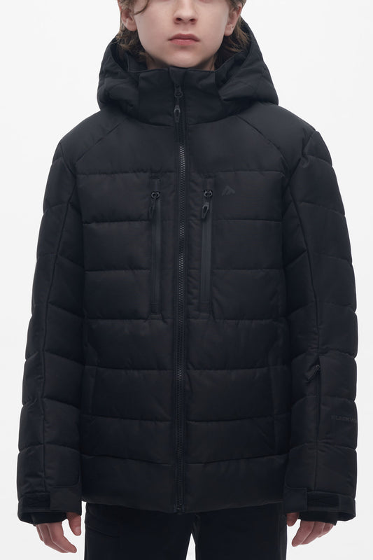 Manteau de ski imperméable - Ado garçon && NOIR