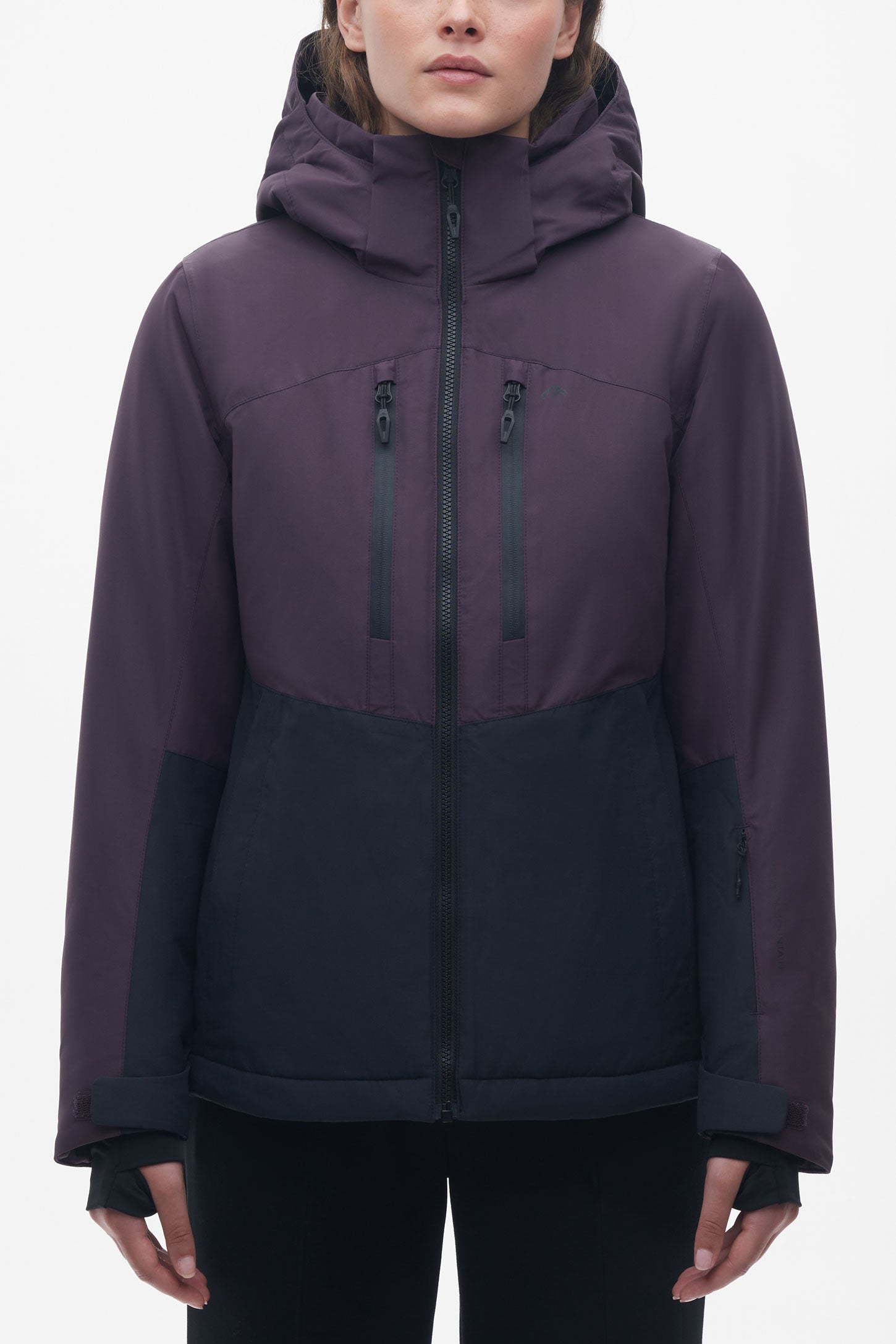 Manteau de ski imperméable - Femme && PRUNE