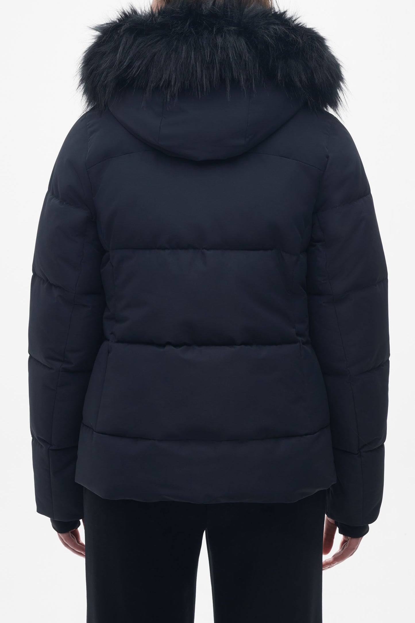 Manteau de ski matelassé imperméable - Femme && NOIR