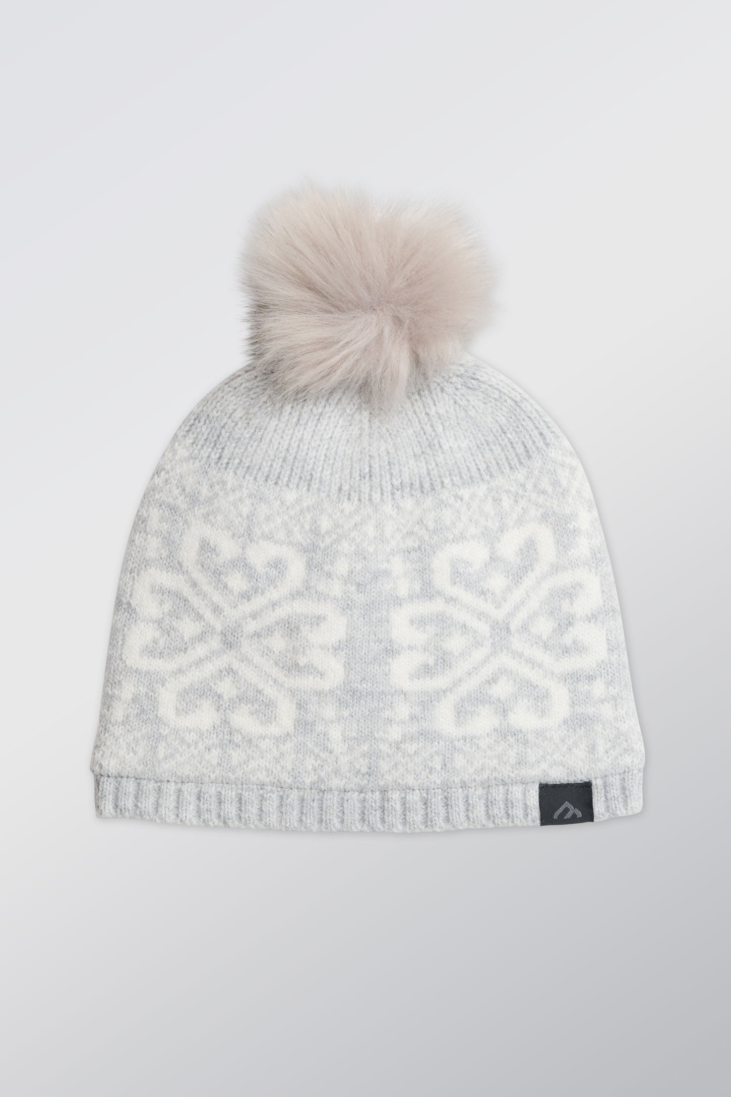 Tuque avec doublure en peluche et pompon - Femme && BEIGE/MULTI