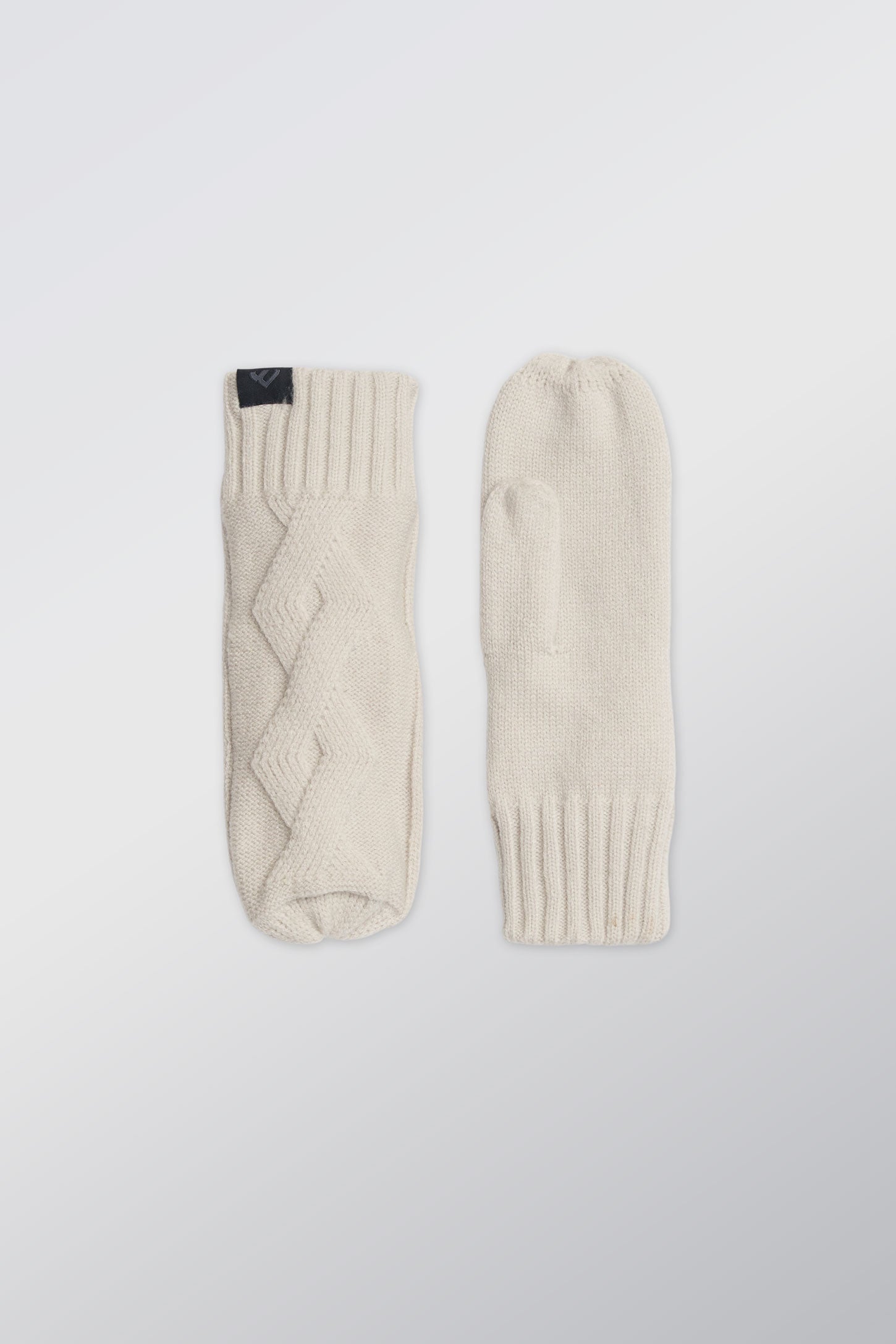 Mitaines avec doublure en peluche - Femme && BLANC CASSÉ