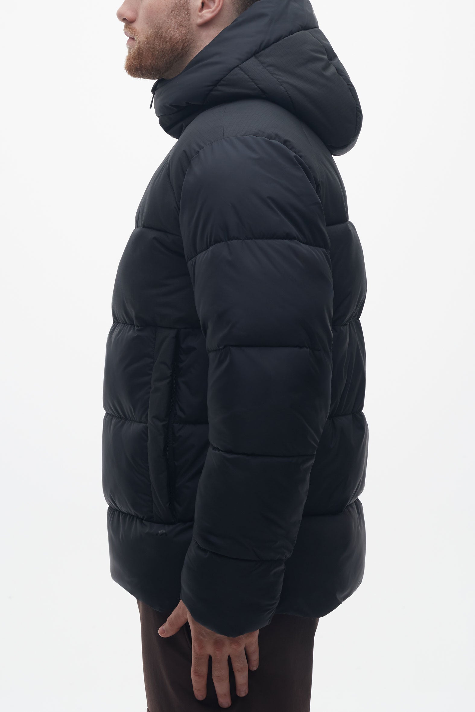 Manteau compressible résistant à l'eau - Homme && NOIR