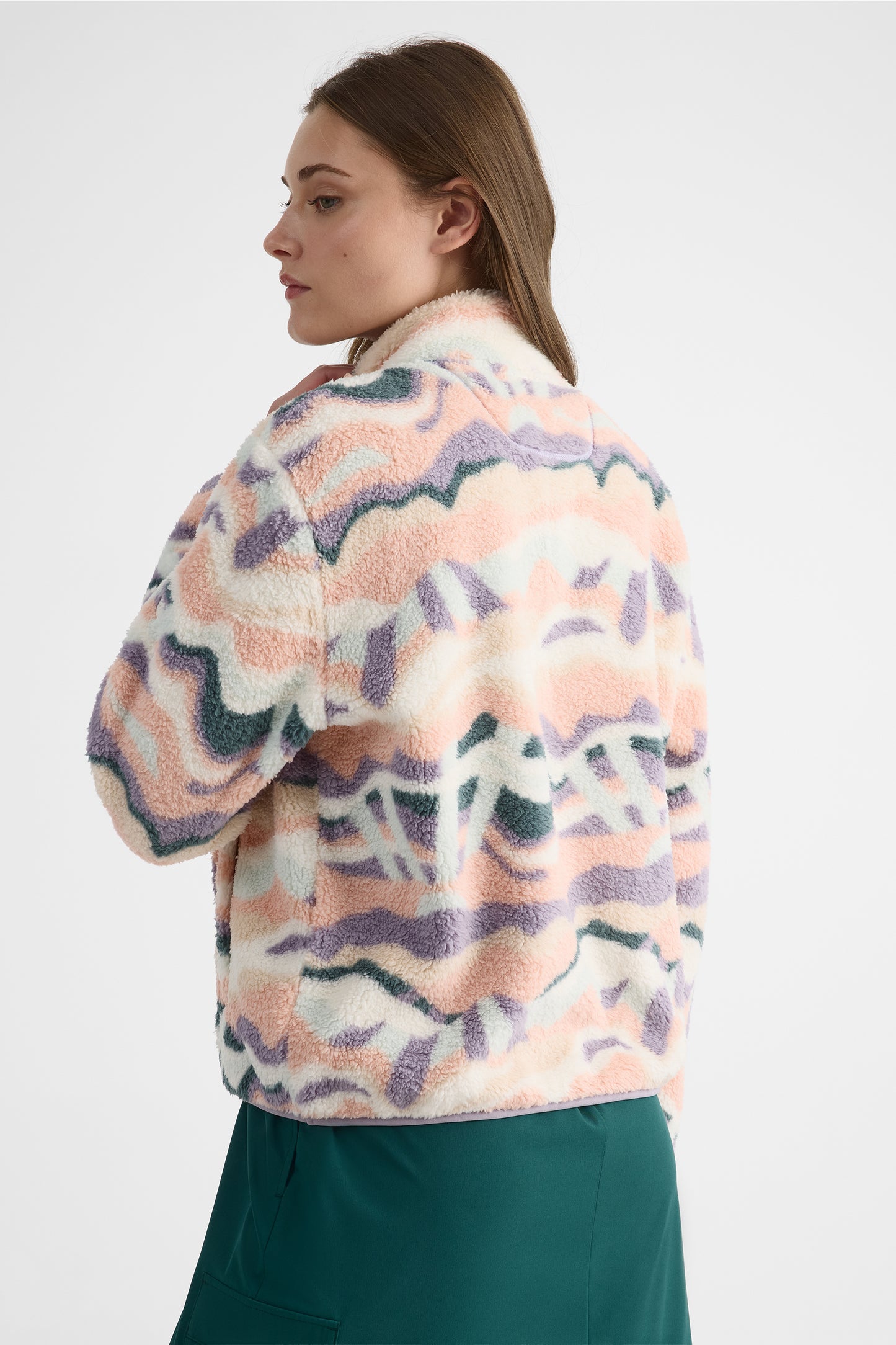 Chandail ultradoux en sherpa - Femme && PECHE