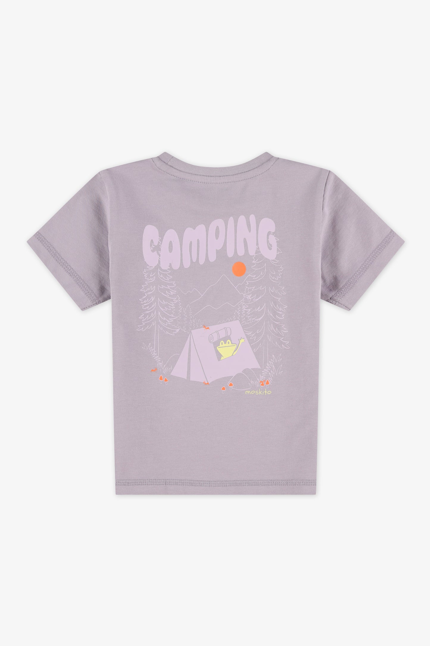 T-shirt coloré en coton 2T-3T - Bébé && MAUVE