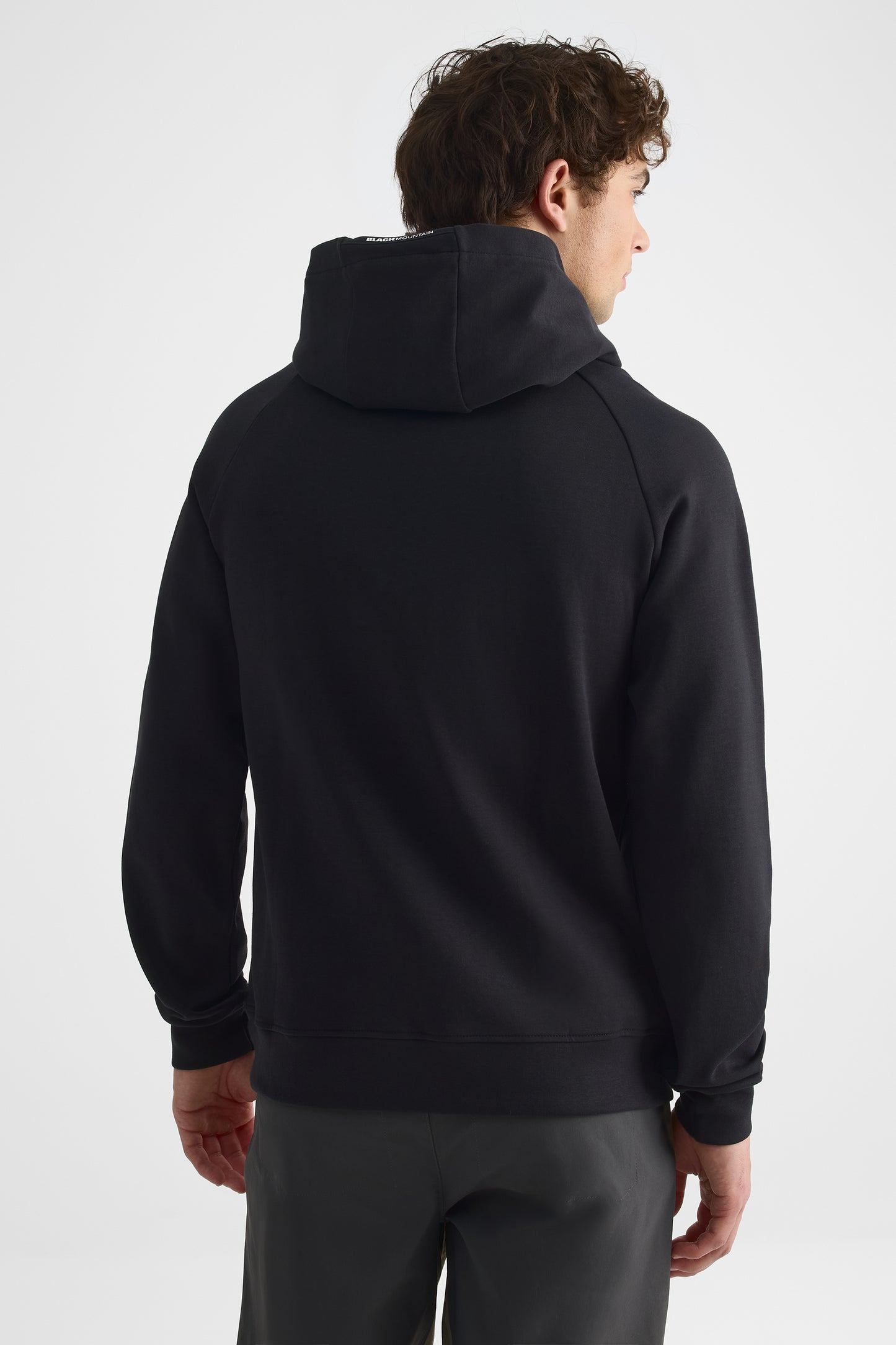 Chandail ouaté à capuchon – Homme && NOIR