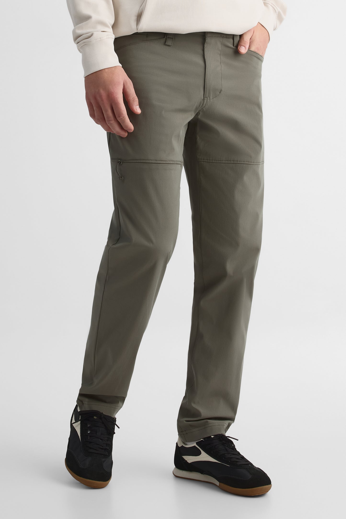 Pantalon coupe droite - Homme && KAKI