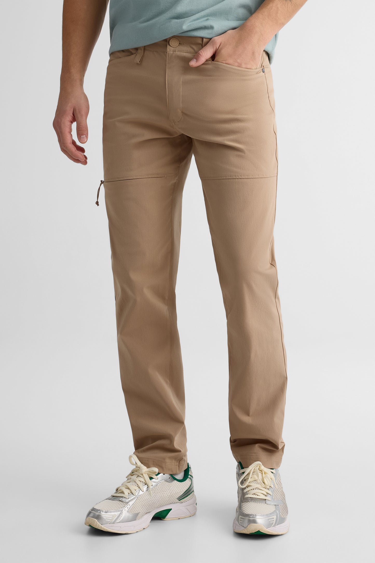 Pantalon coupe droite - Homme && TAUPE