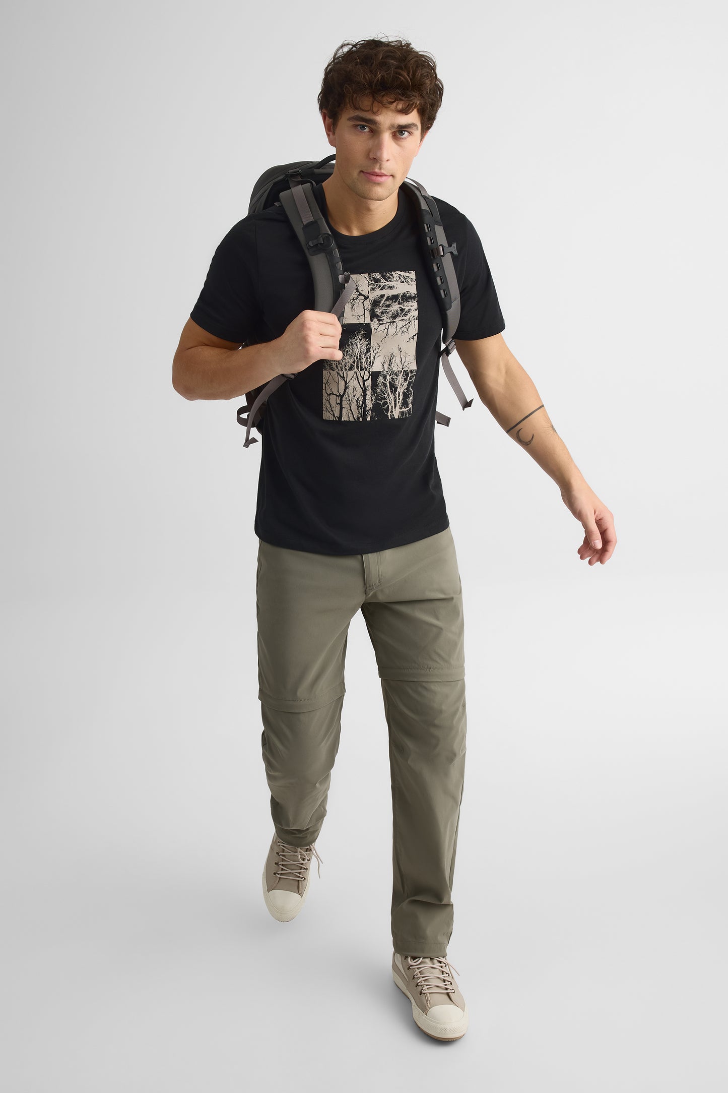 Pantalon convertible - Homme && KAKI