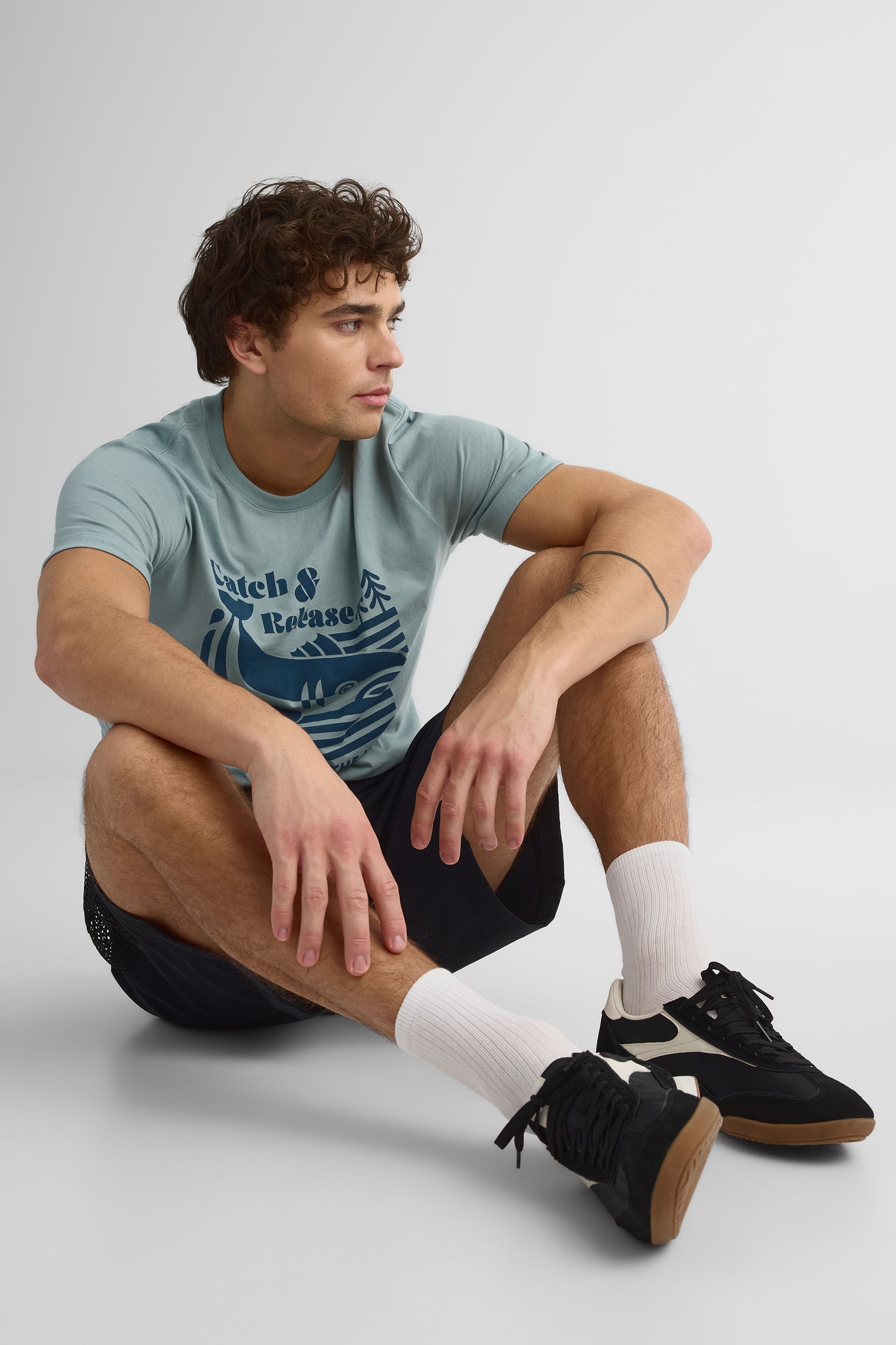 T-shirt avec fibres recyclées - Homme && SARCELLE