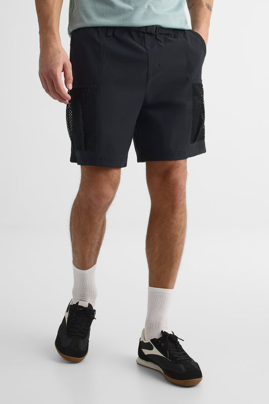 Short ultraextensible à séchage rapide - Homme && NOIR