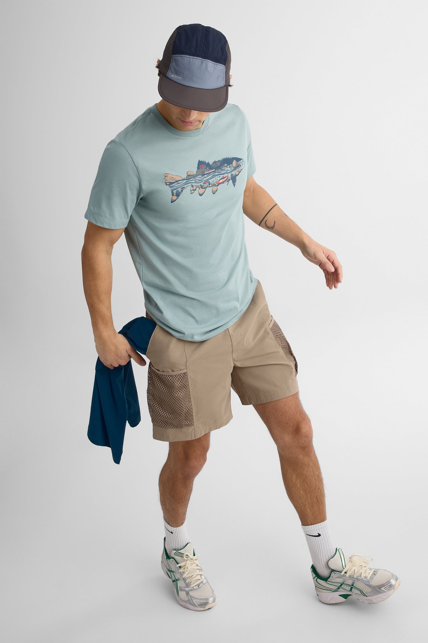 Short ultraextensible à séchage rapide - Homme && TAUPE