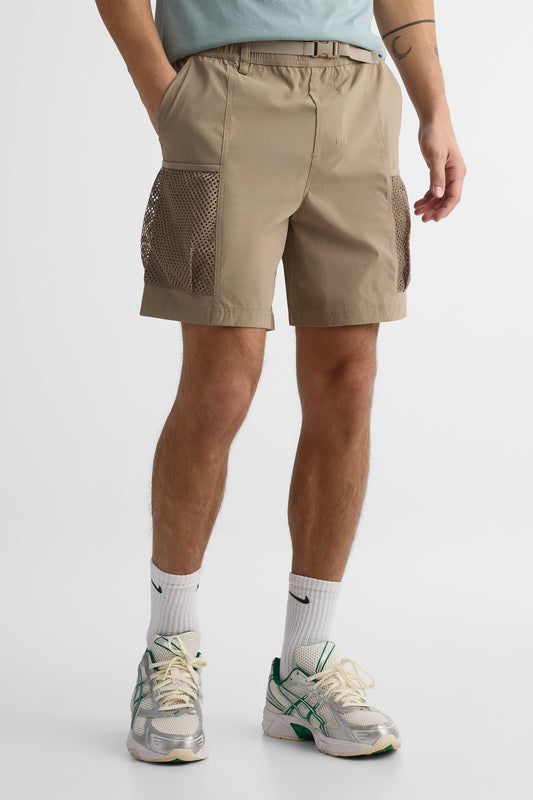Short ultraextensible à séchage rapide - Homme && TAUPE