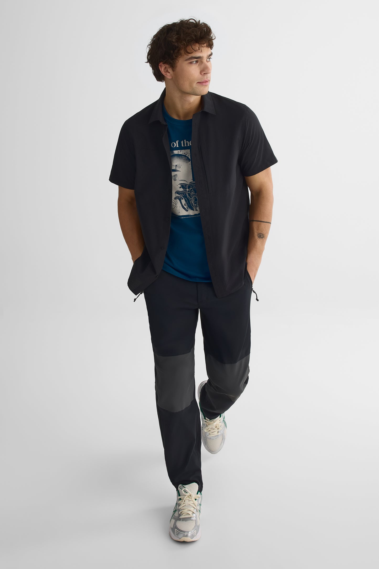 Pantalon à séchage rapide - Homme && NOIR/MULTI