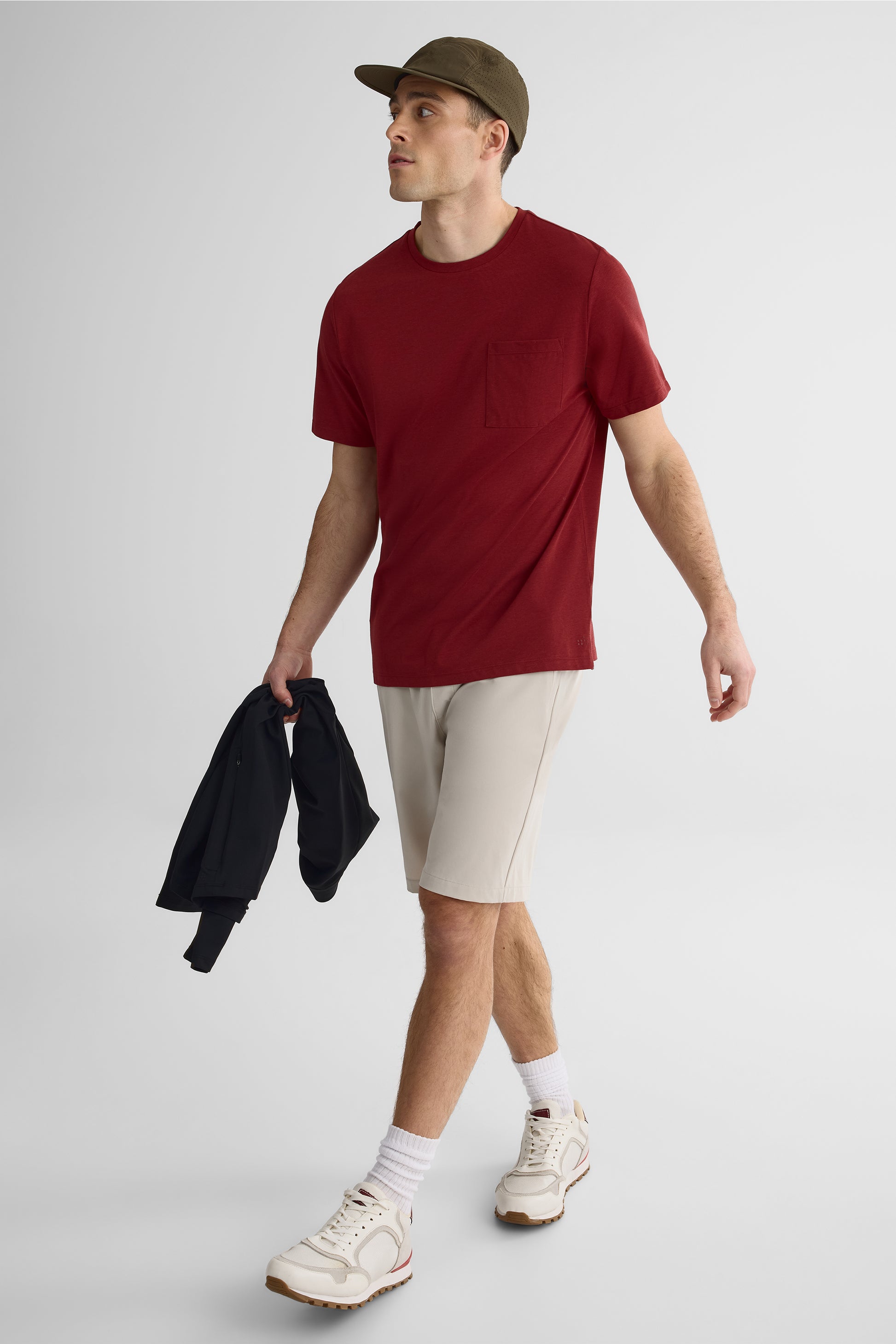 Short extensible - Homme && TAUPE
