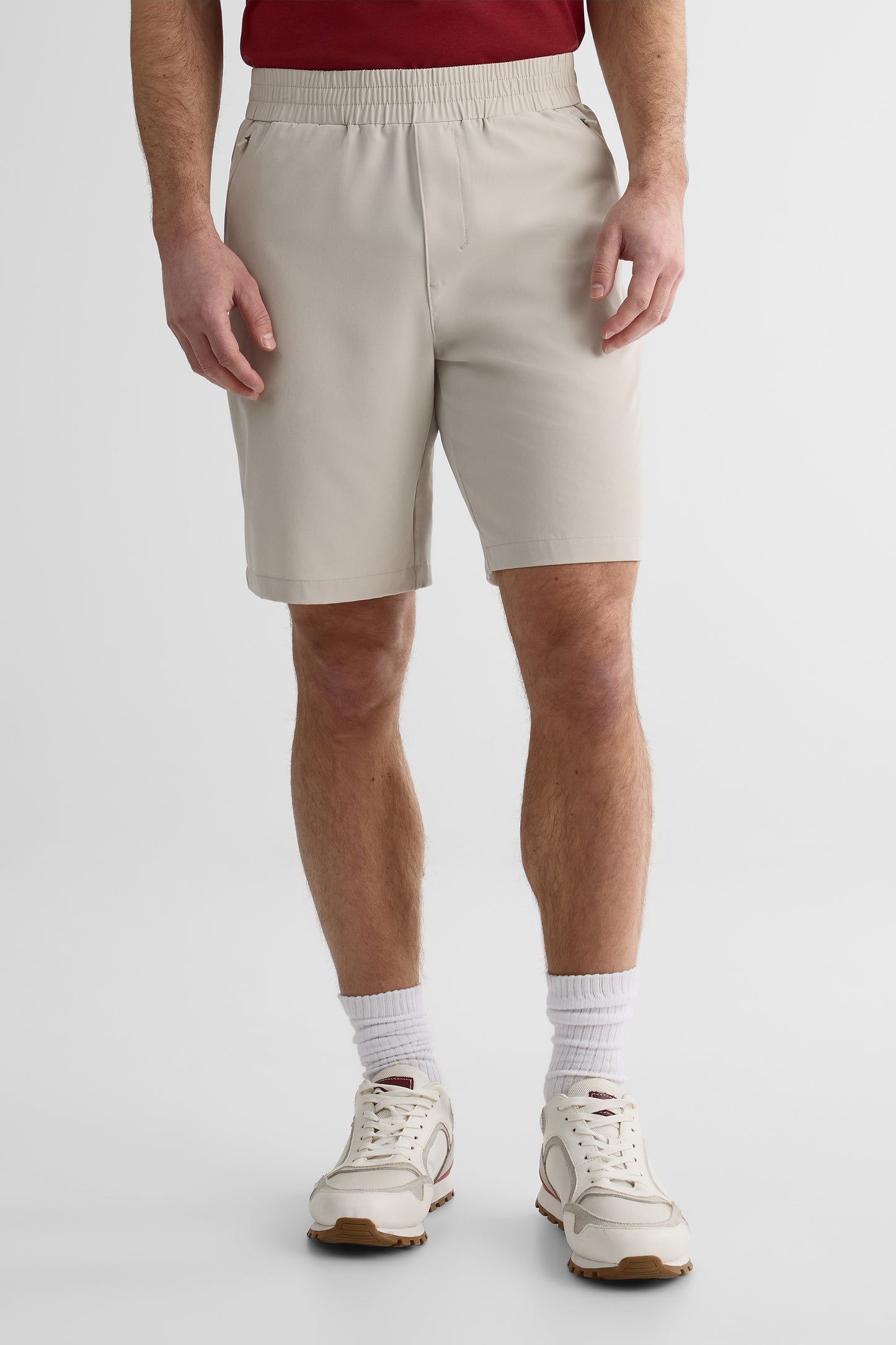 Short extensible - Homme && TAUPE

