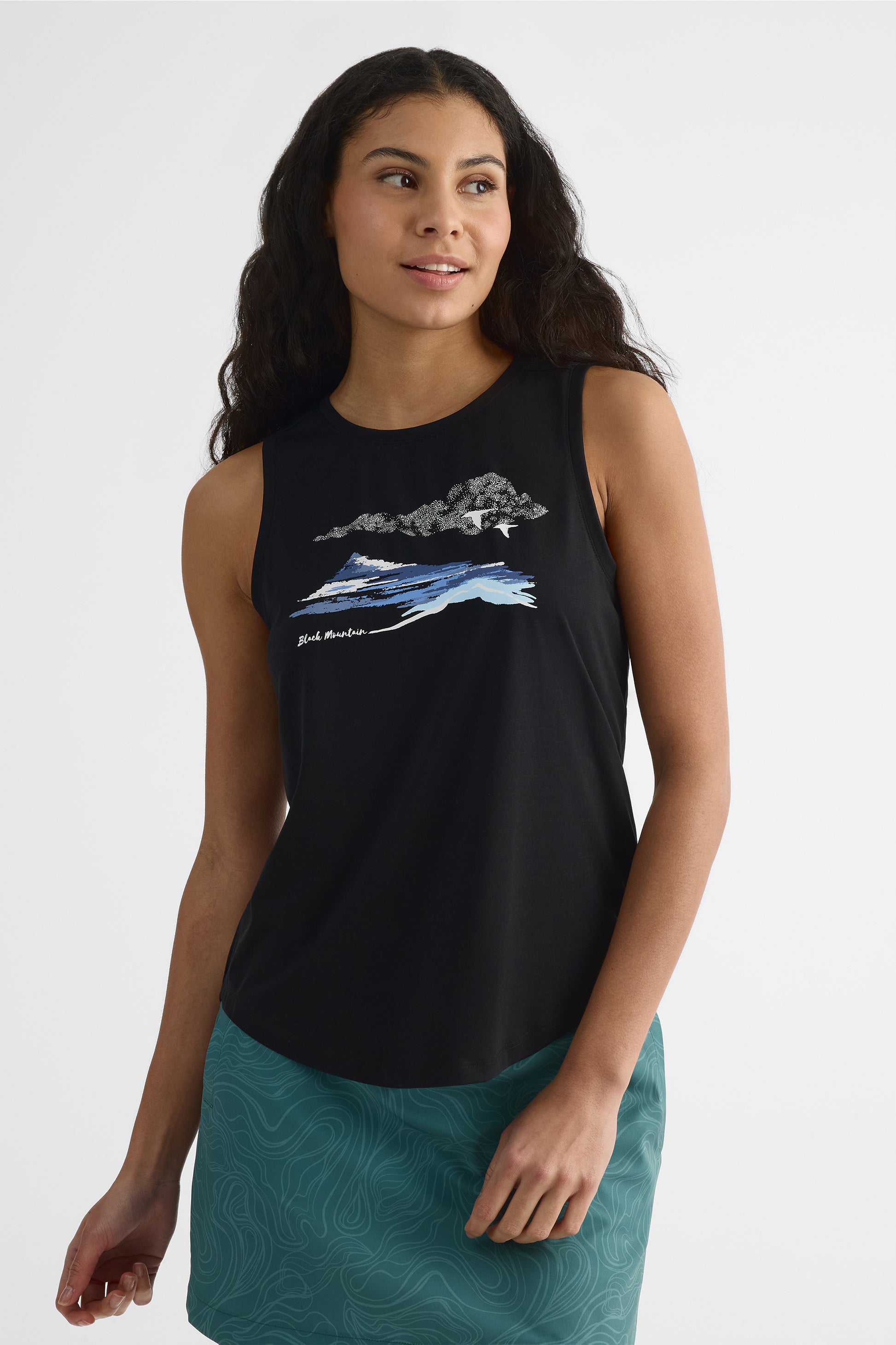 Camisole graphique - Femme && NOIR