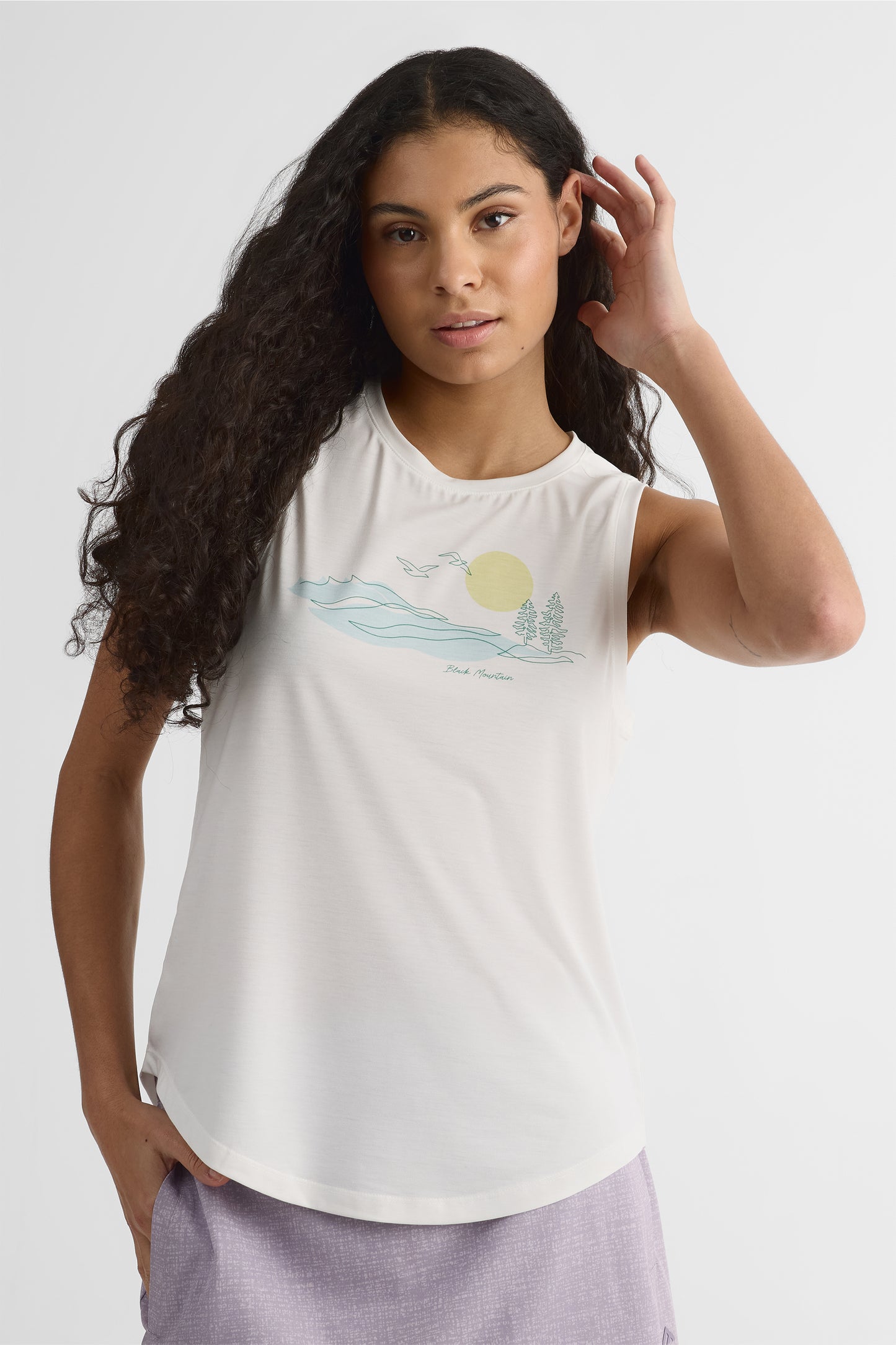 Camisole graphique - Femme && BLANC