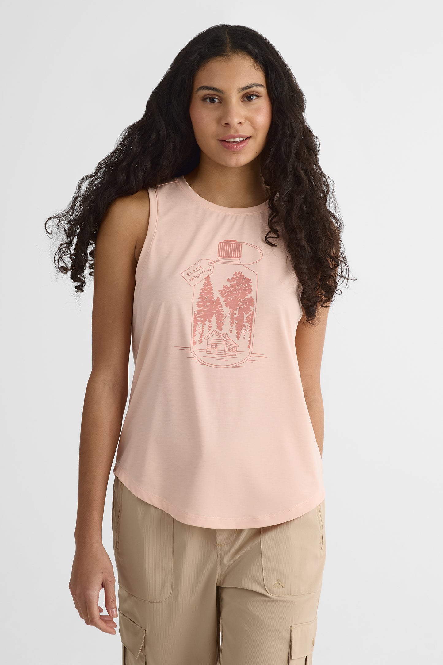 Camisole graphique - Femme && ROSE