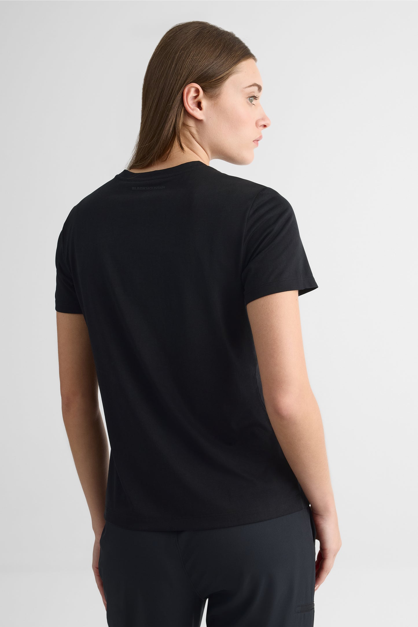 T-shirt léger en lyocell - Femme && NOIR