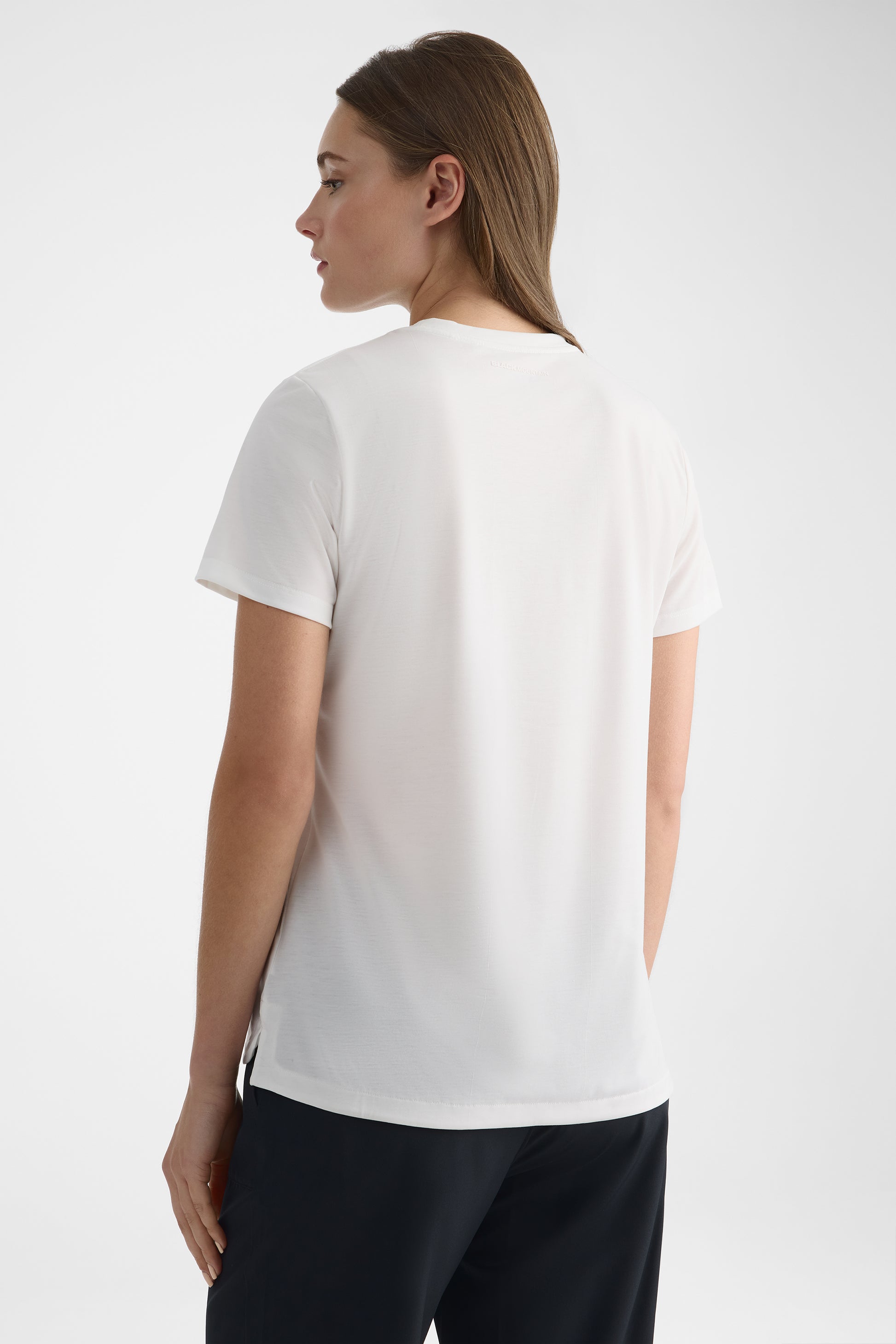 T-shirt en lyocell avec imprimé - Femme && BLANC