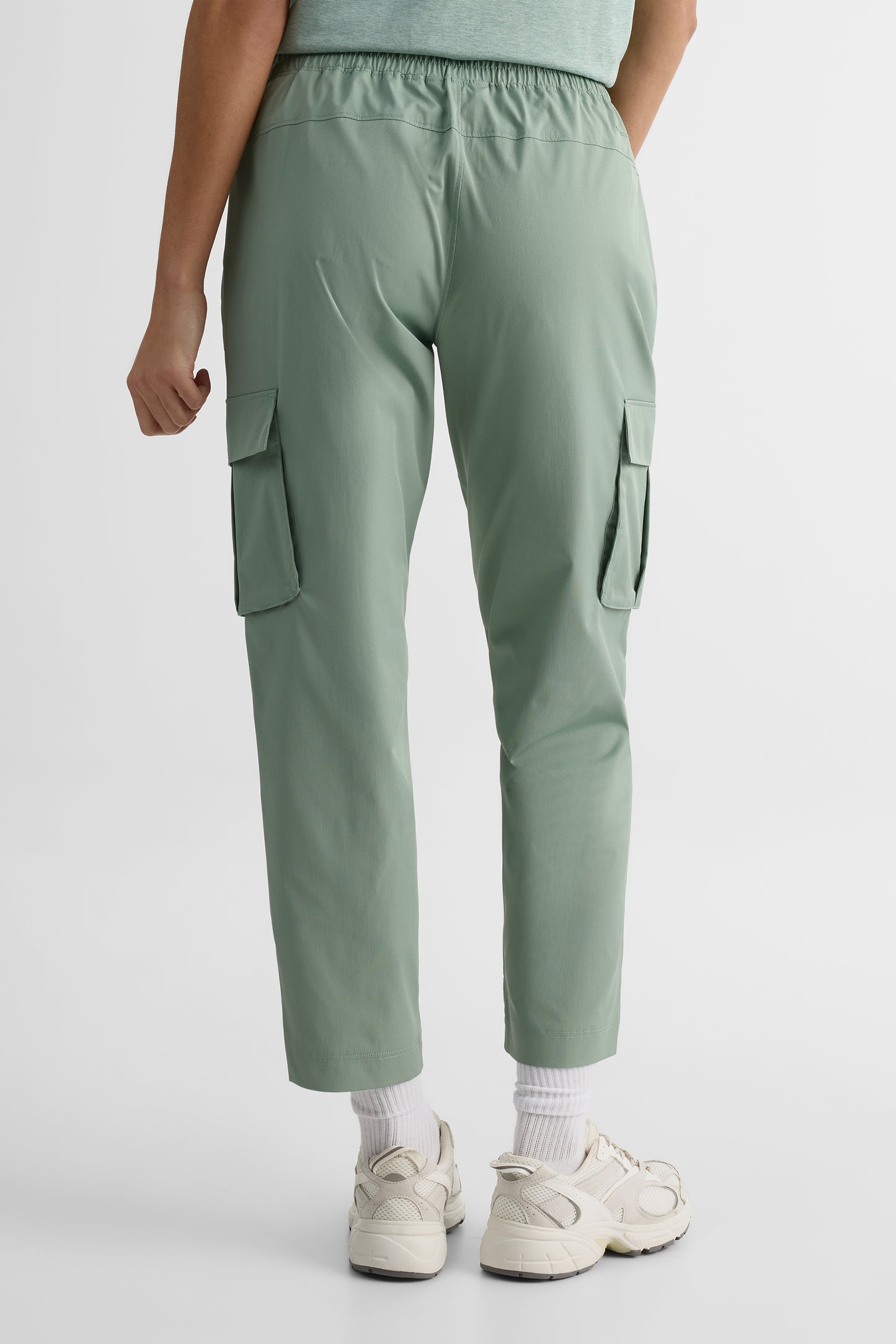 Pantalon cargo facile d'entretien - Femme && KAKI