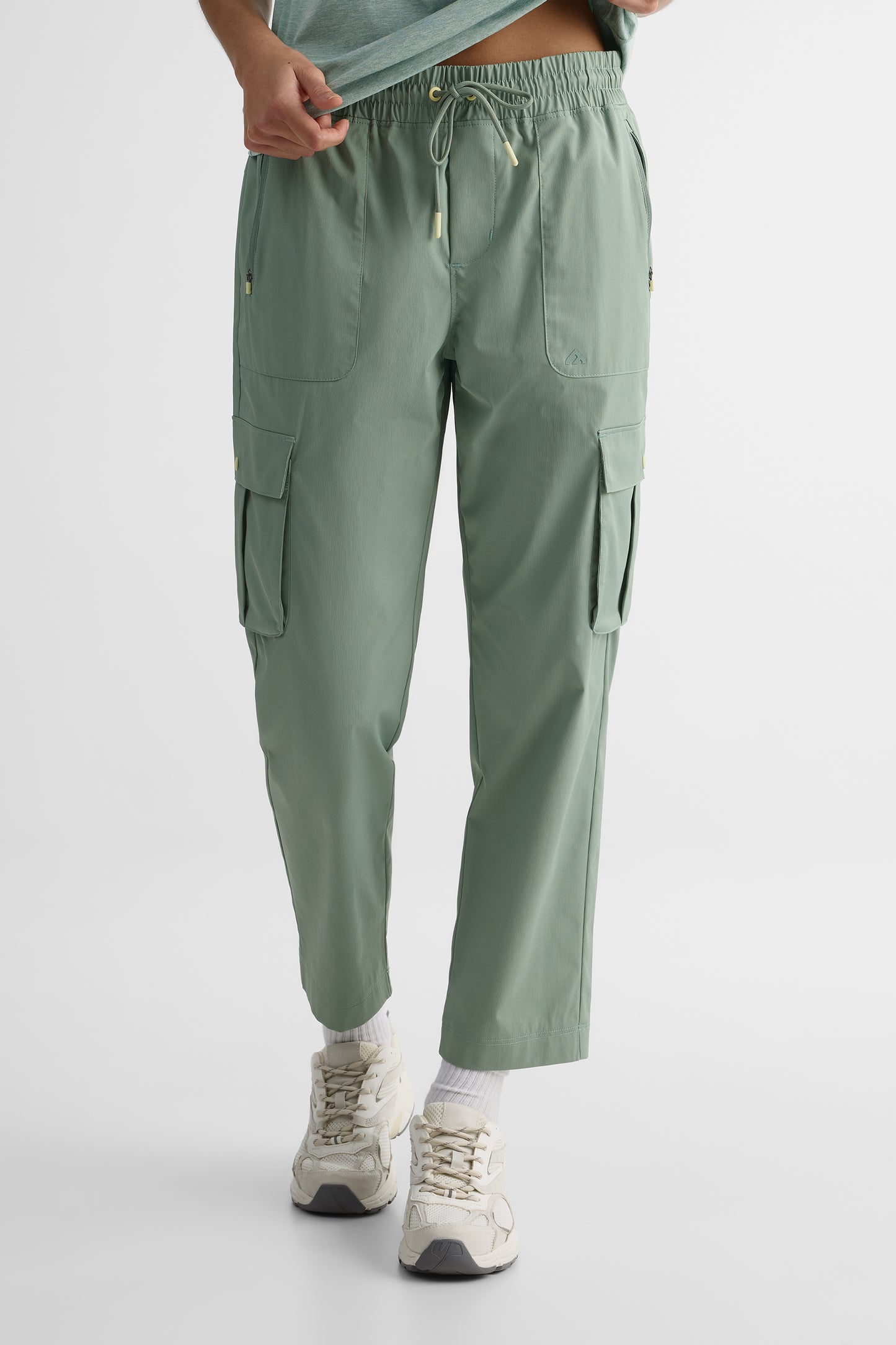 Pantalon cargo facile d'entretien - Femme && KAKI