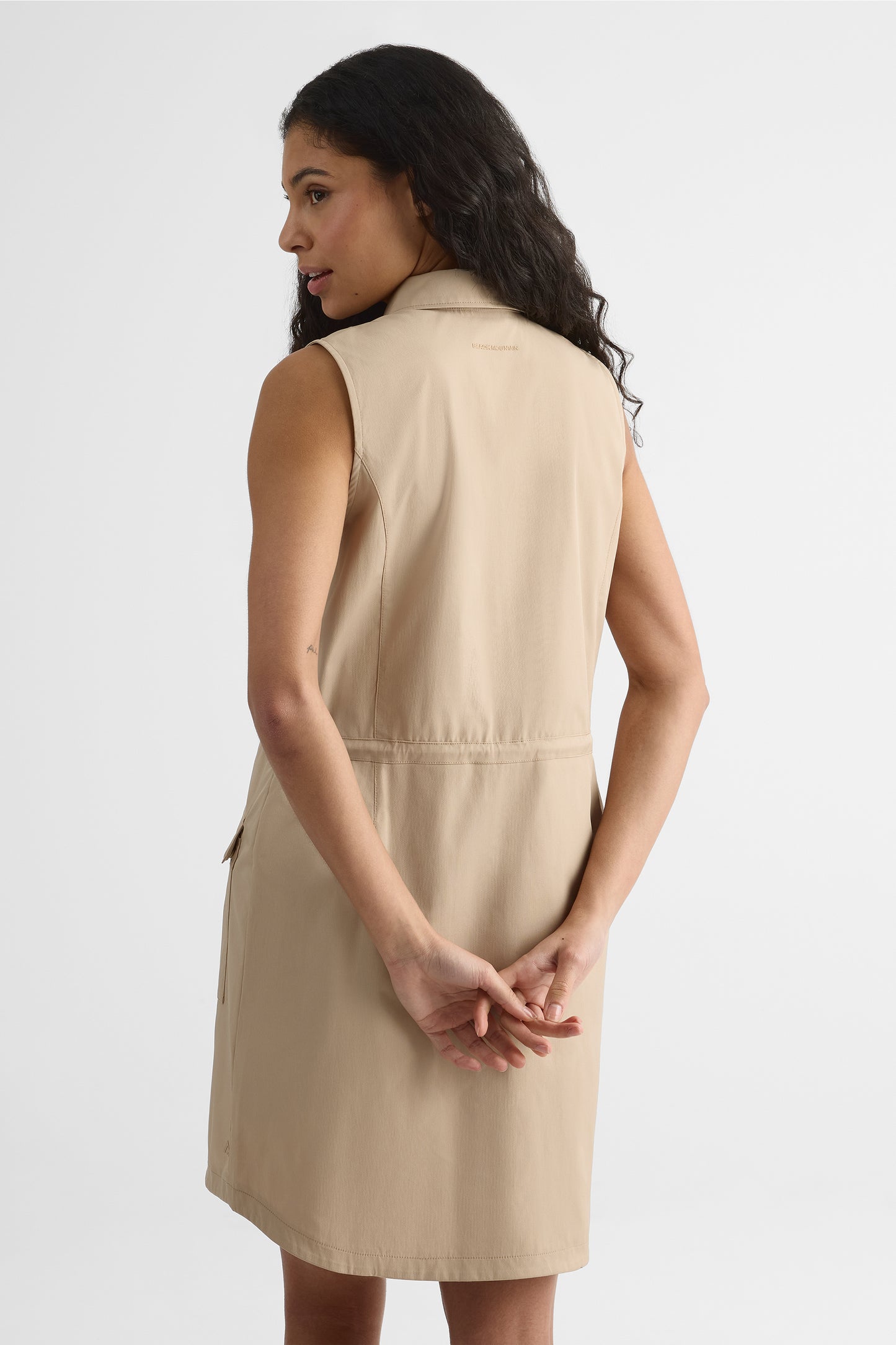 Robe chemise à séchage rapide - Femme && TAUPE