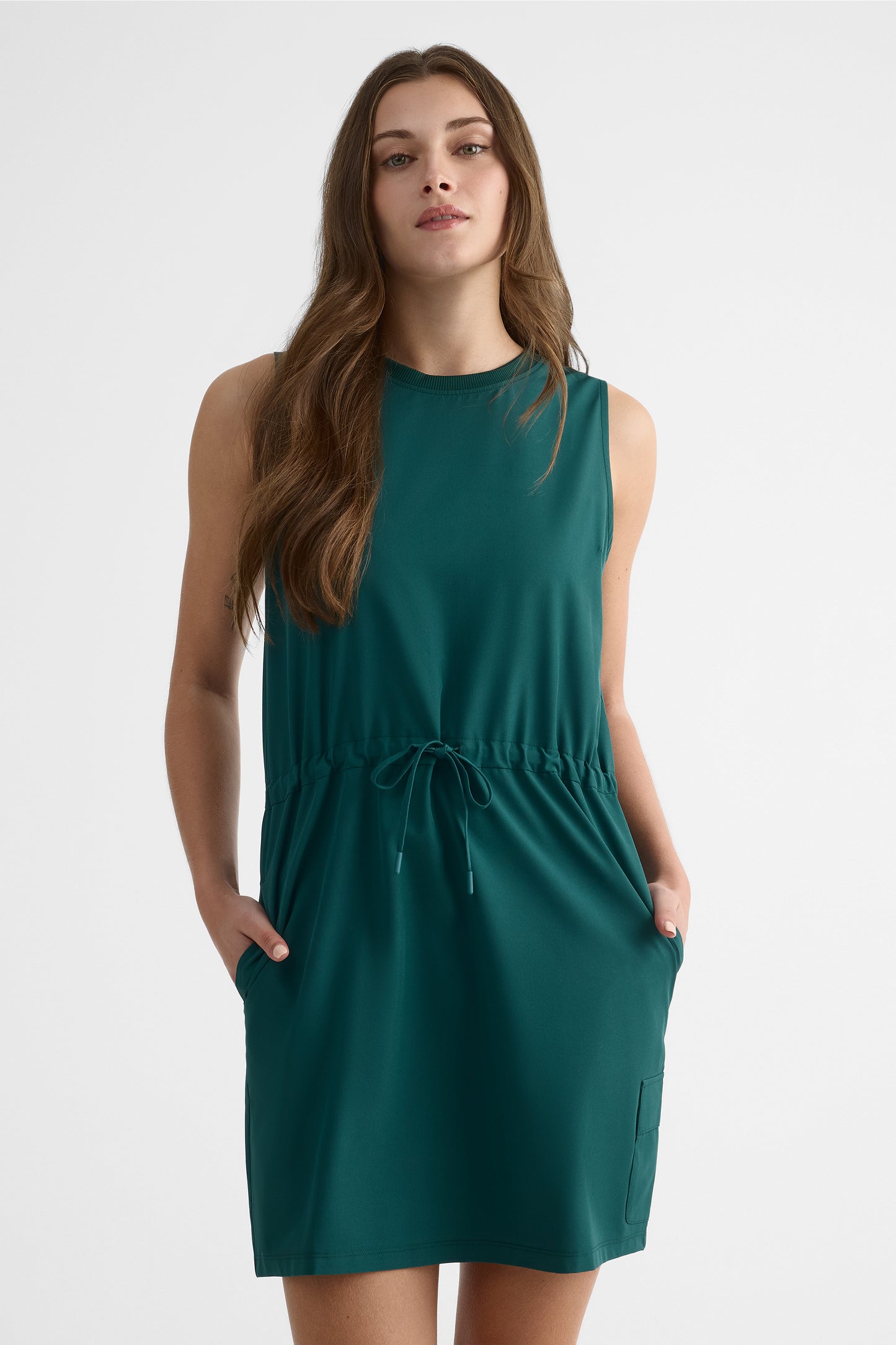 Robe sans manches - Femme && VERT