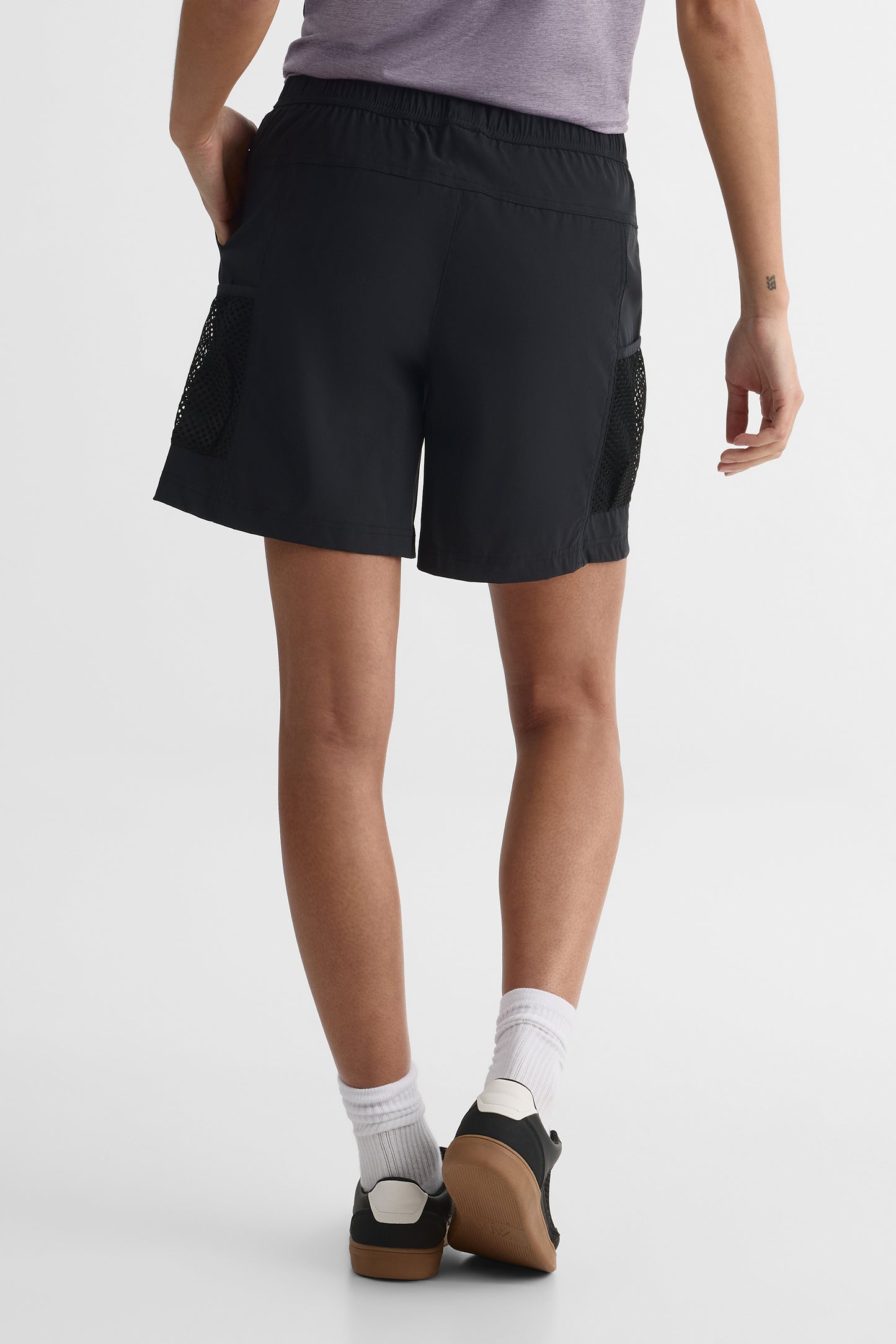 Short ultraextensible à séchage rapide - Femme && NOIR