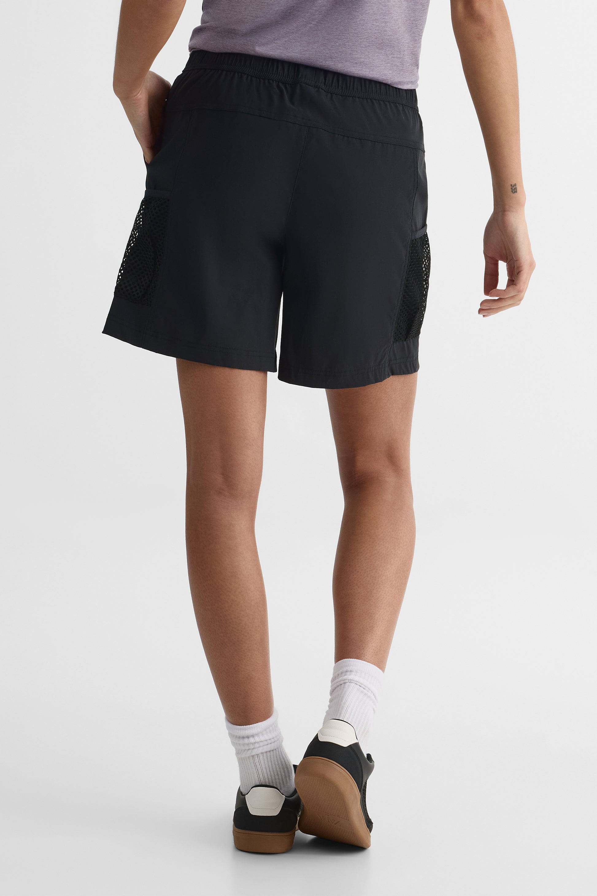 Short ultraextensible à séchage rapide - Femme && NOIR