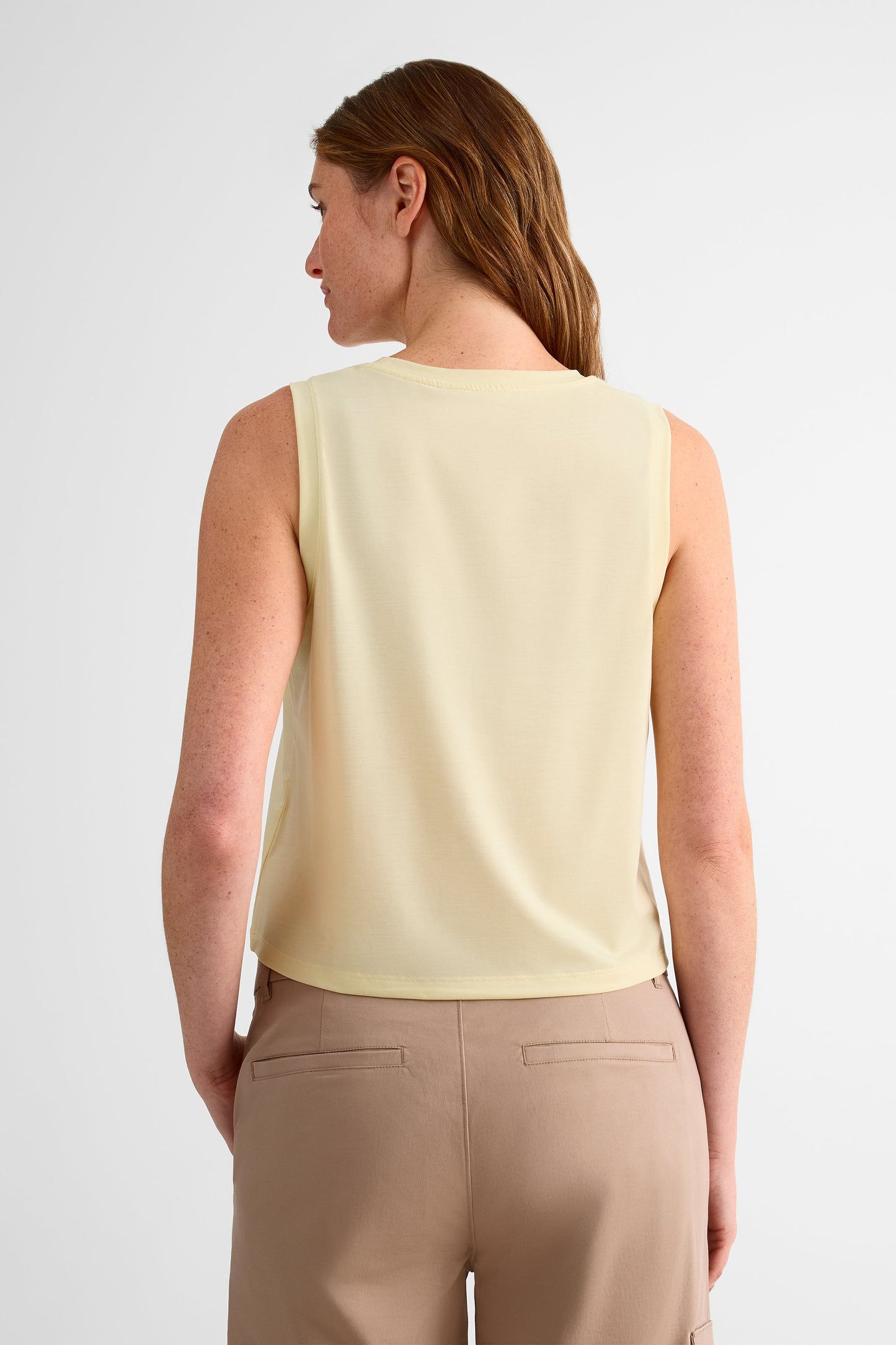 Camisole essentielle en lyocell - Femme && JAUNE