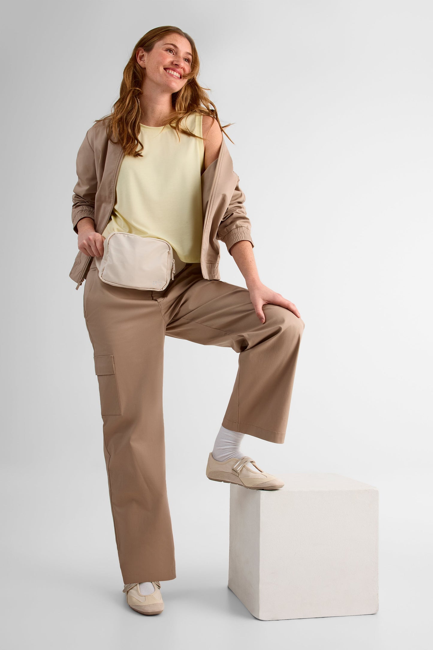 Camisole essentielle en lyocell - Femme && JAUNE