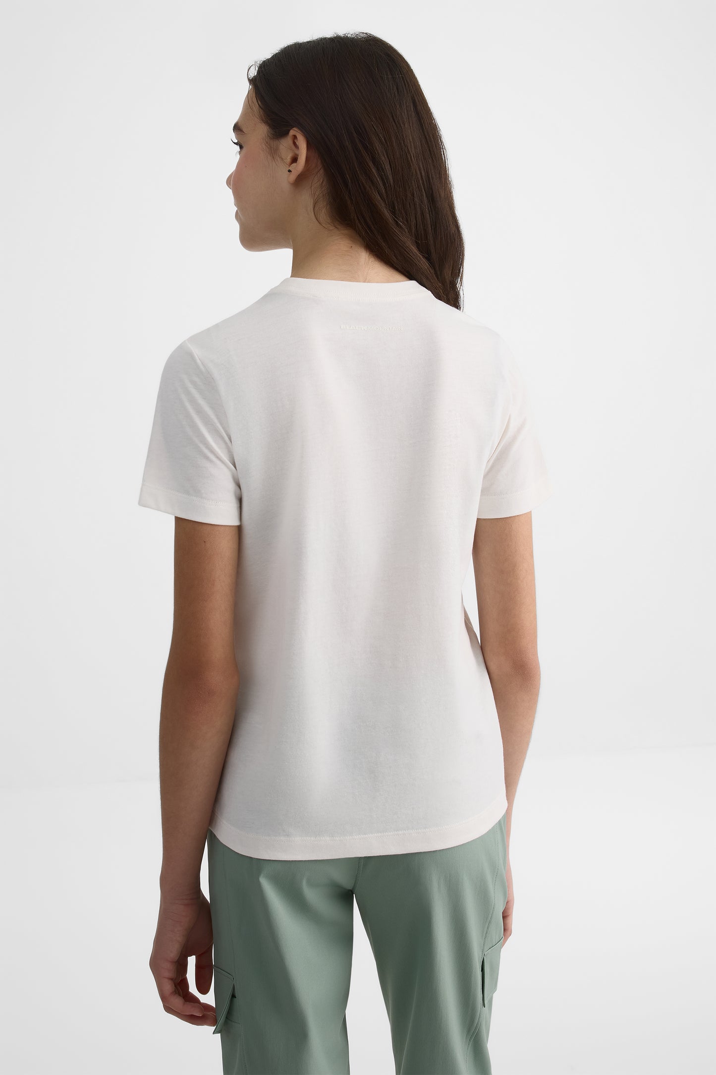 T-shirt avec fibres recyclées - Ado fille && BLANC