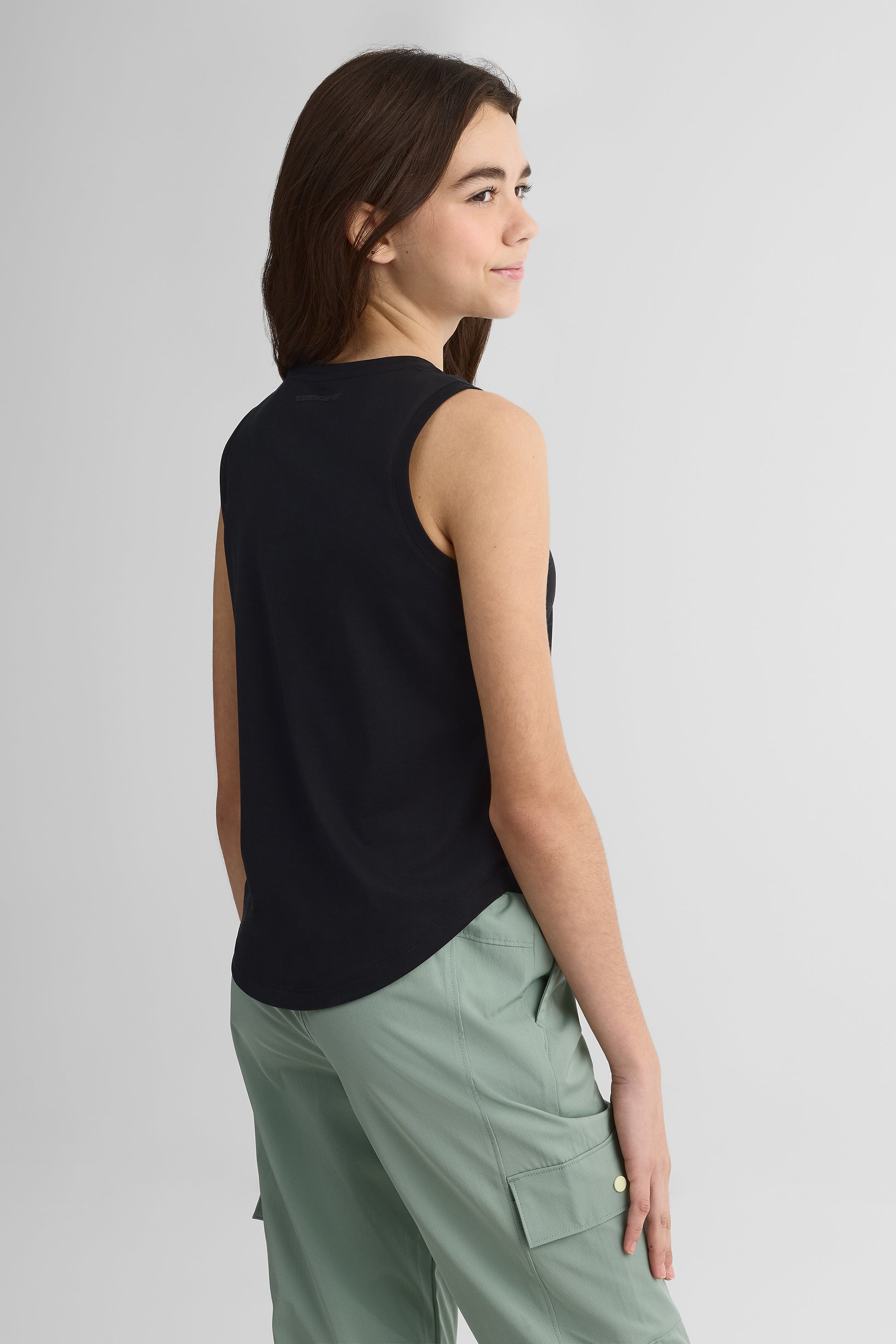 Camisole en lyocell avec imprimé - Ado fille && NOIR