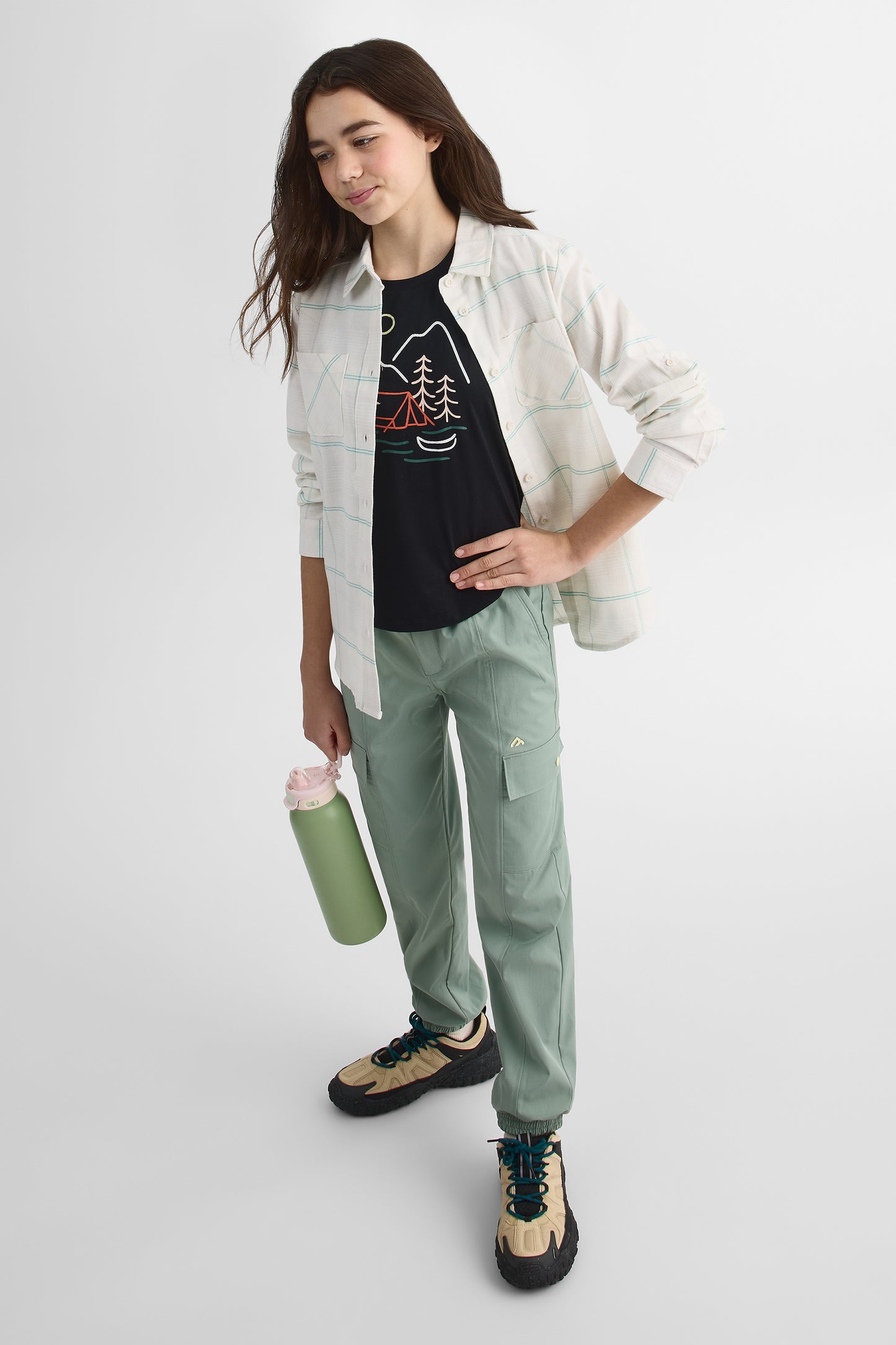 Camisole en lyocell avec imprimé - Ado fille && NOIR